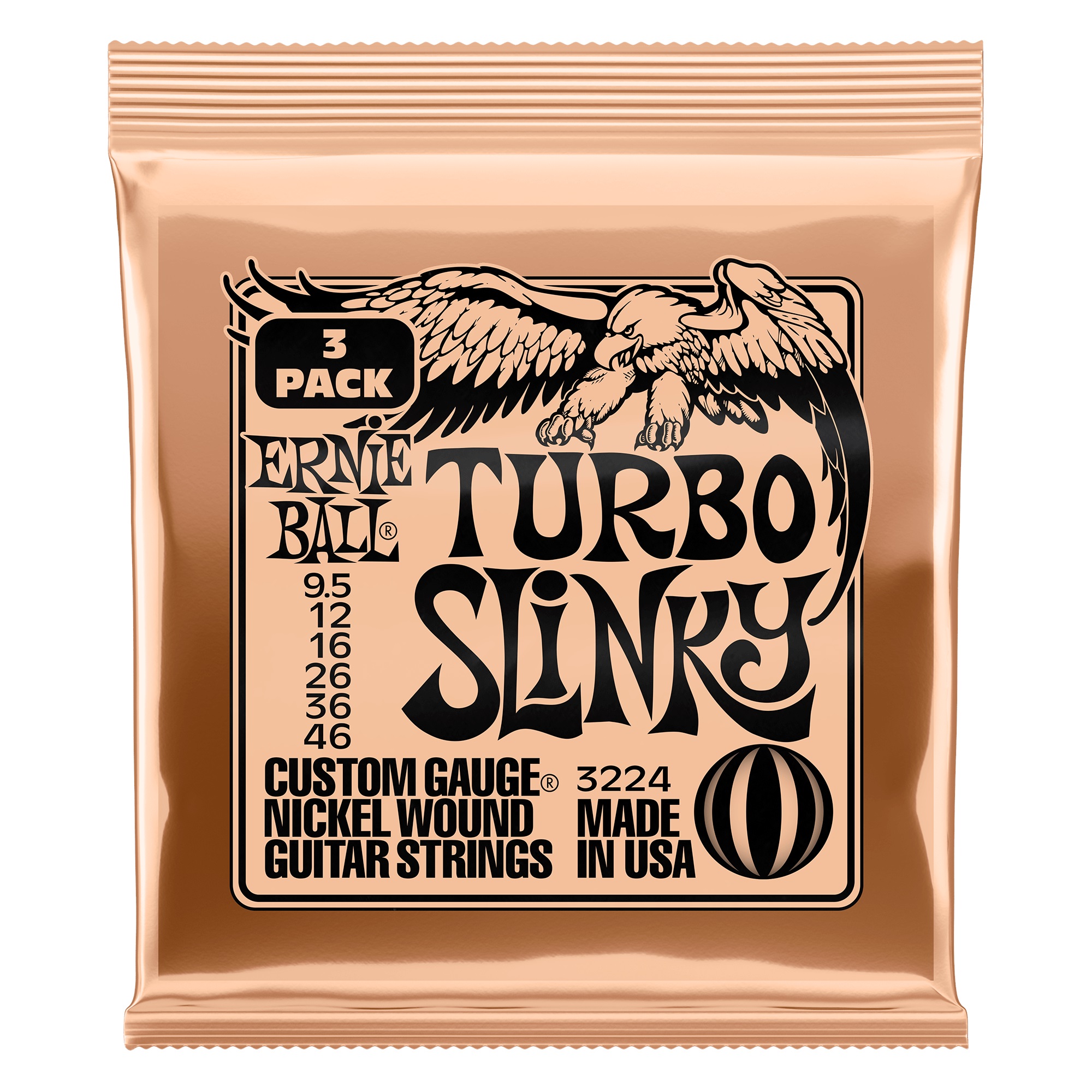 E-shop Ernie Ball 3224 Nickel Wound Turbo Slinky 3 Pack