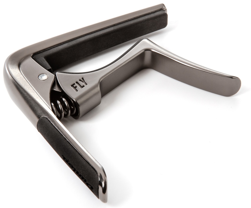 Dunlop Trigger Fly Capo Curved Gun Metal