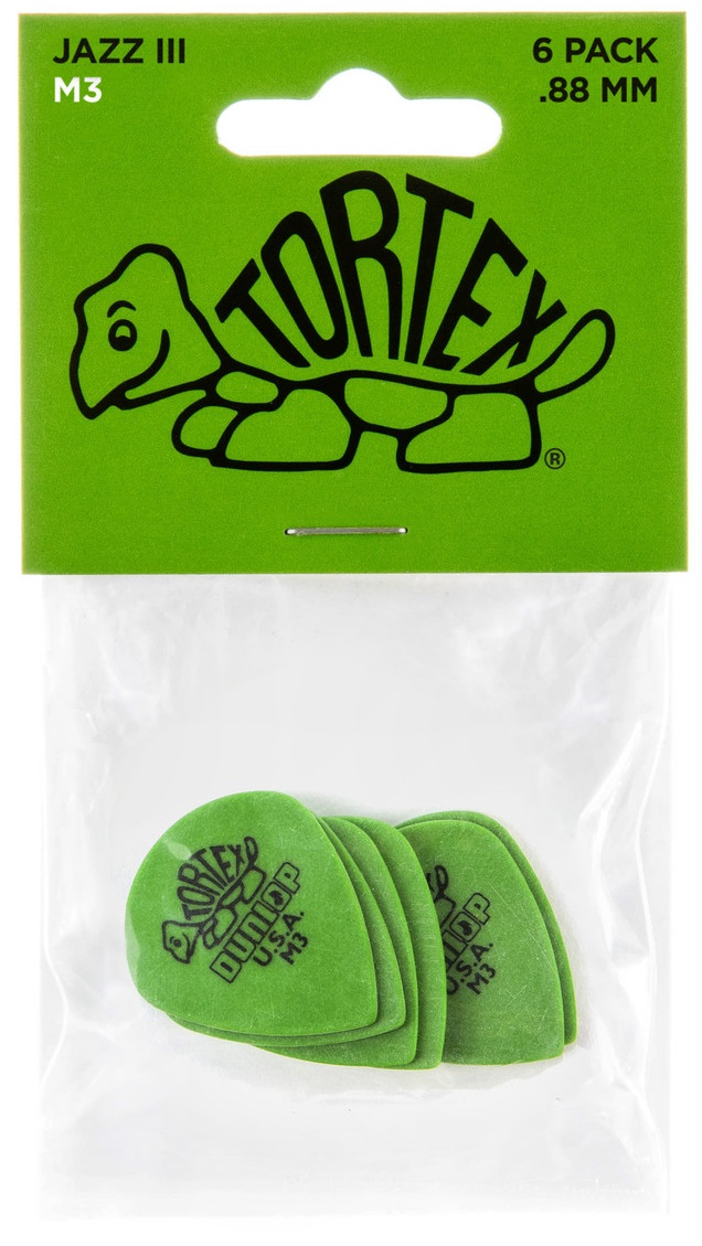 Dunlop Tortex Jazz III Medium