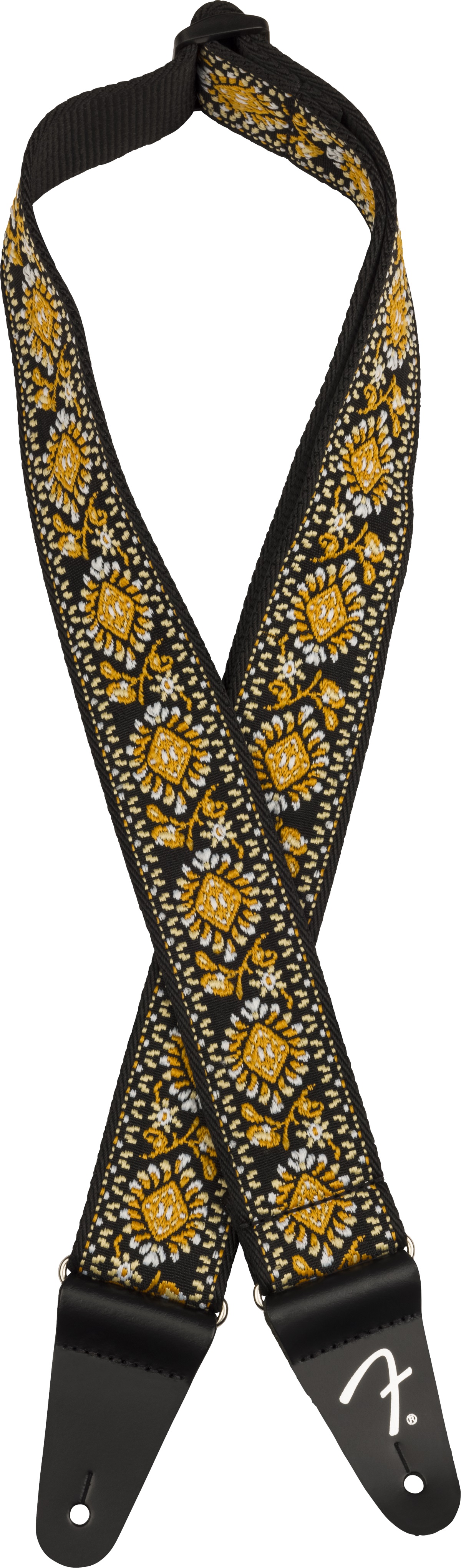 E-shop Fender Pasadena Woven Strap, Yellow Lotus, 2"