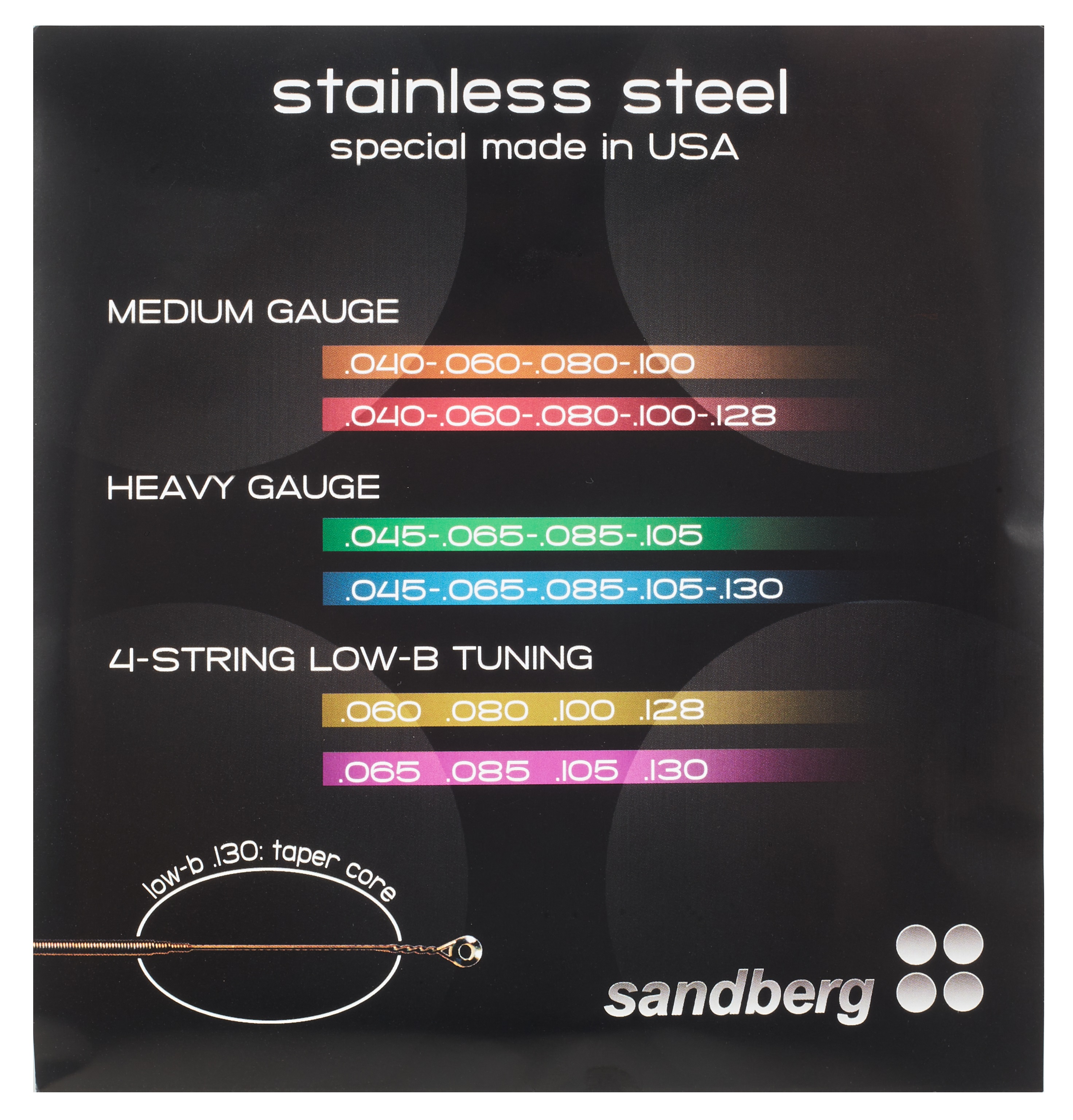 Sandberg Bass Strings 40-100