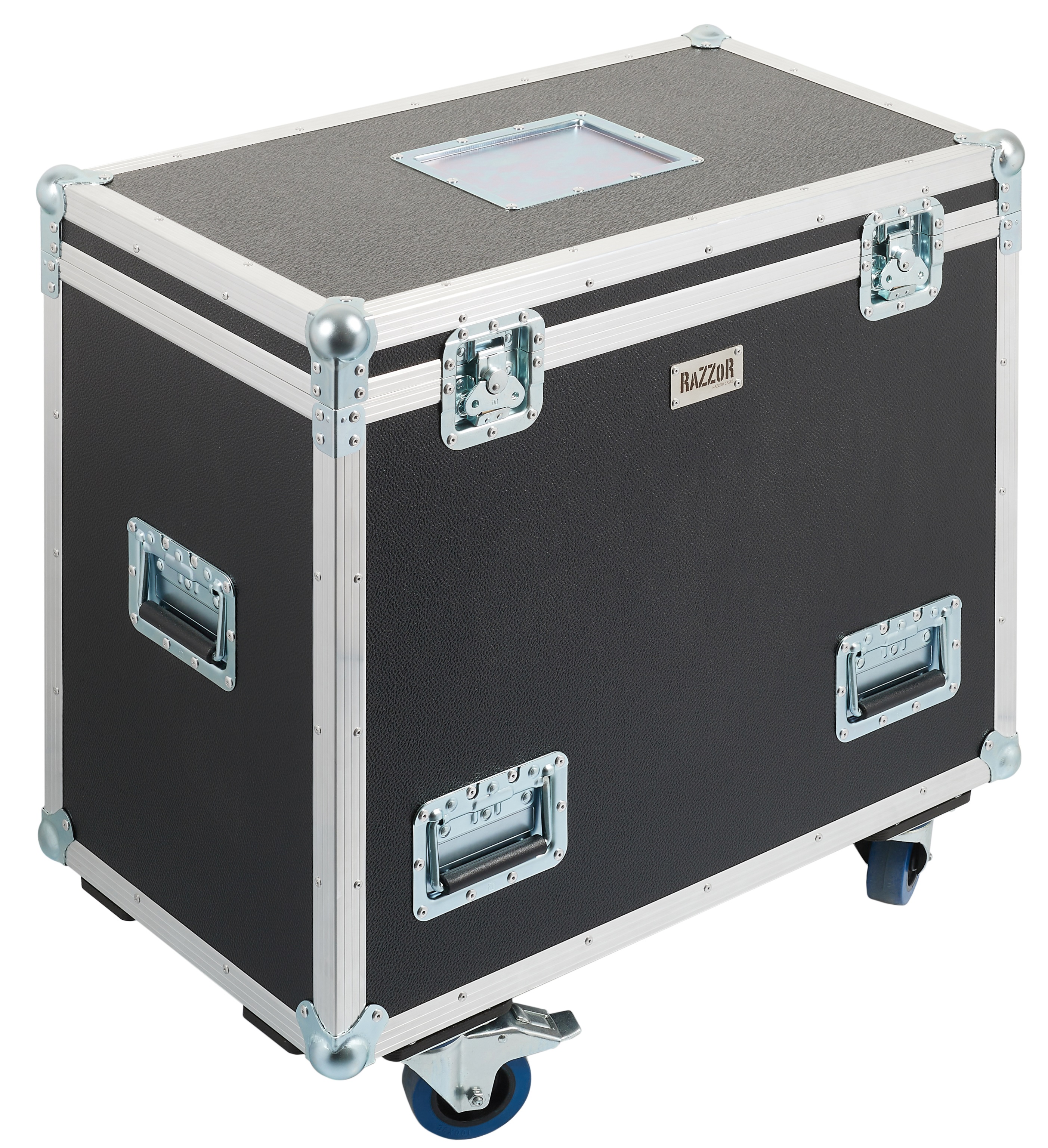 Razzor Cases PREMIUM 2x L-Acoustics A10 WIDE with unbraked 100mm whee