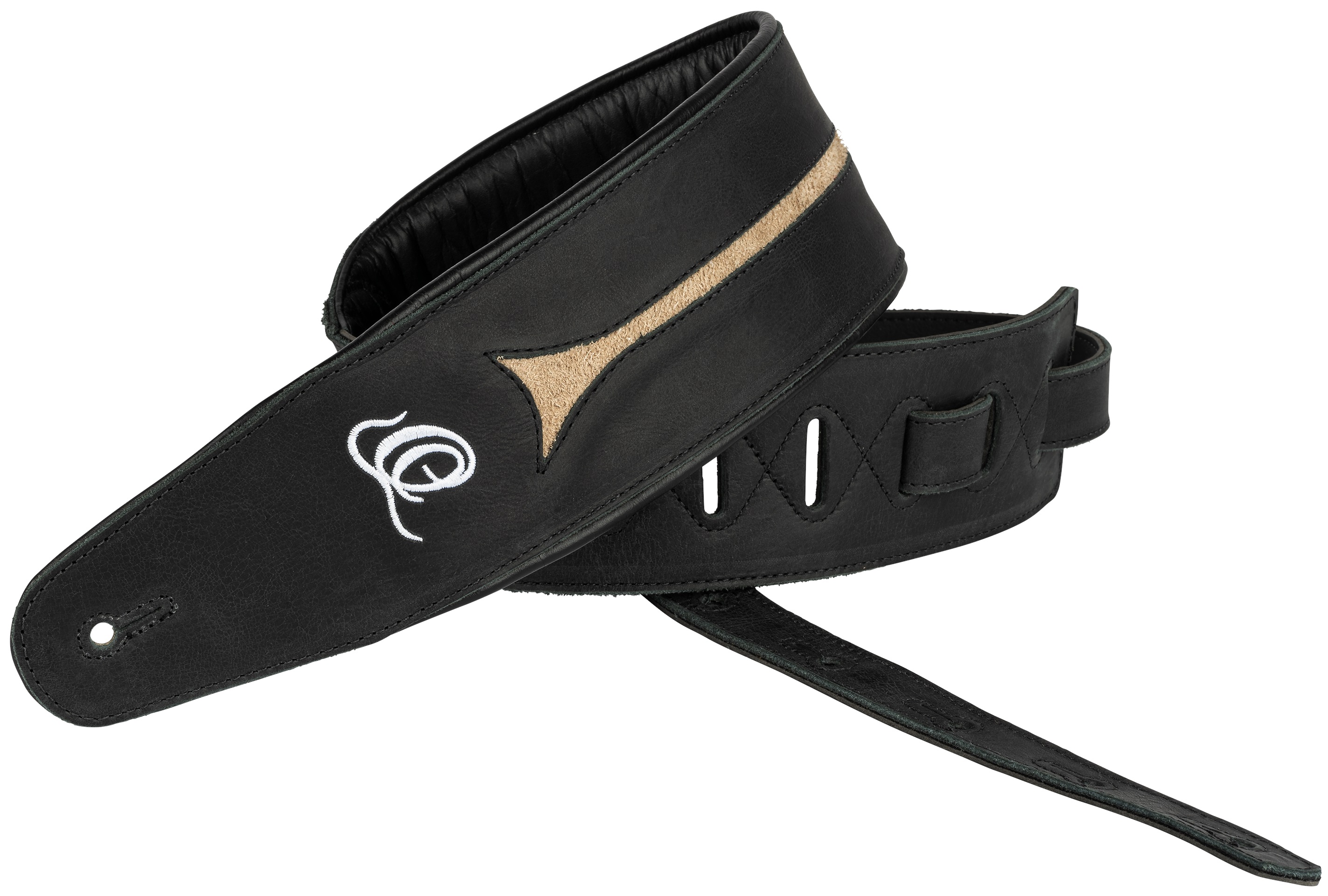 E-shop Ortega OSBS-2 Bass Leather Strap - Vintage Ash