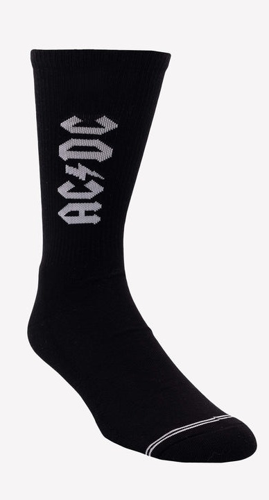 Perri’s Leathers ACDC Lightning Strikes Crew Black