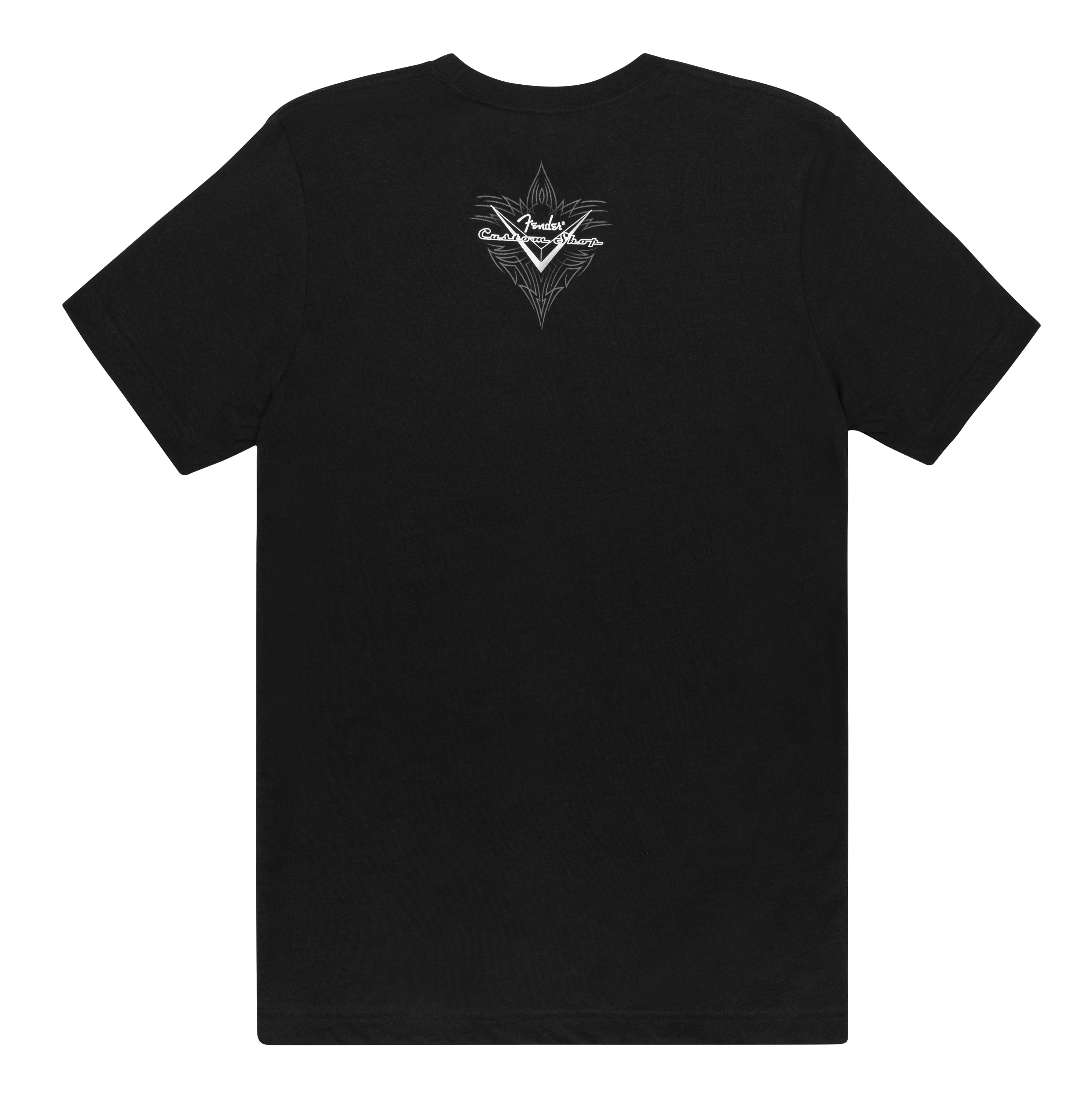 Fender Custom Shop Pinstripe T-Shirt Black S