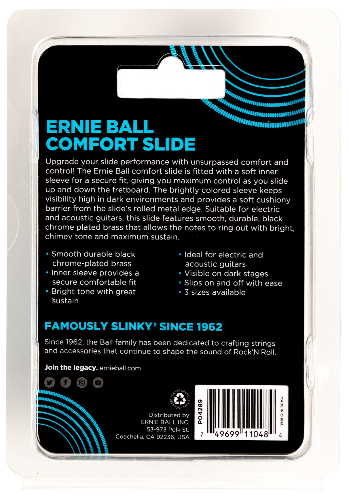 Ernie Ball Comfort Slide Large