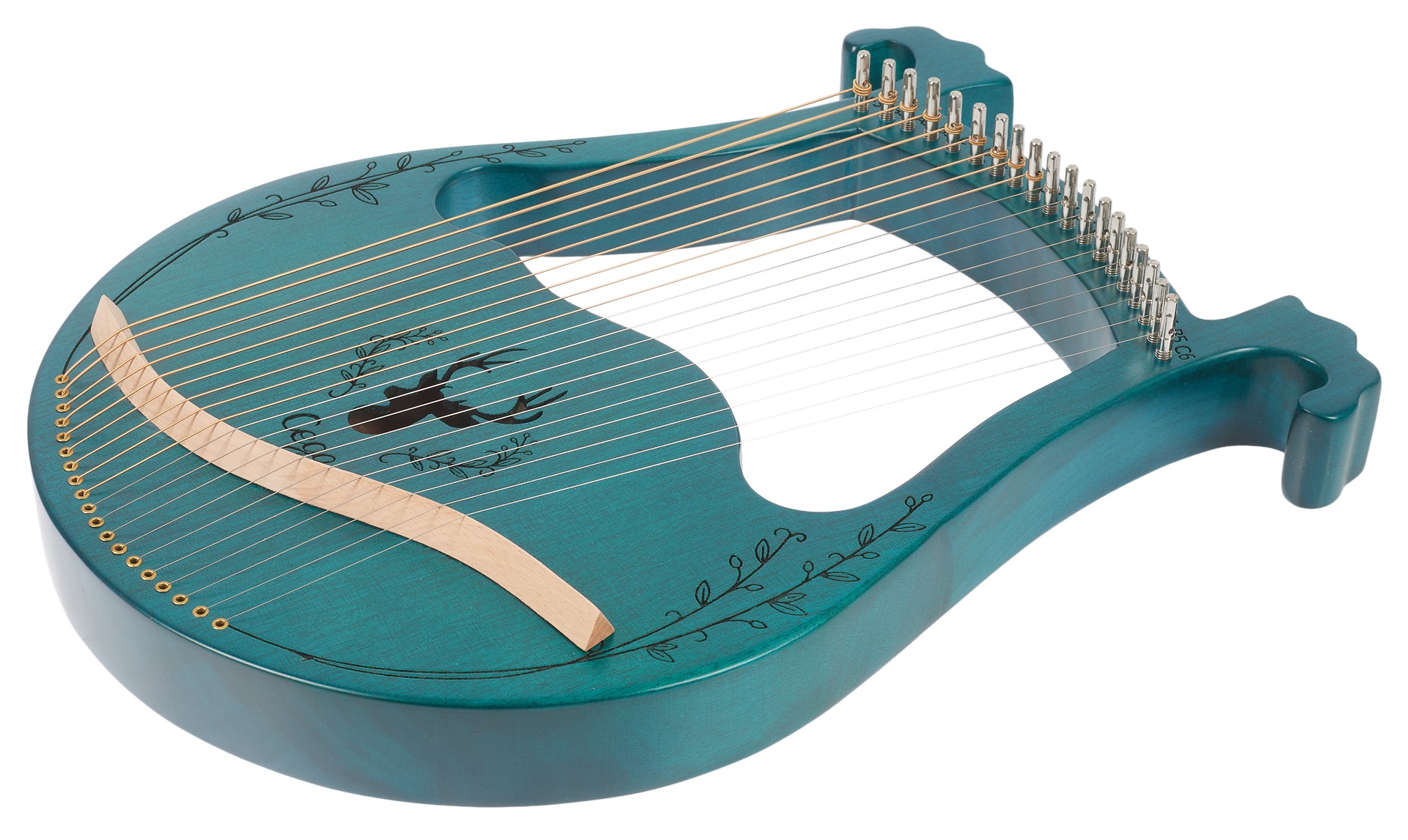 Cega Harp 19 Strings Blue – Obrázok 4