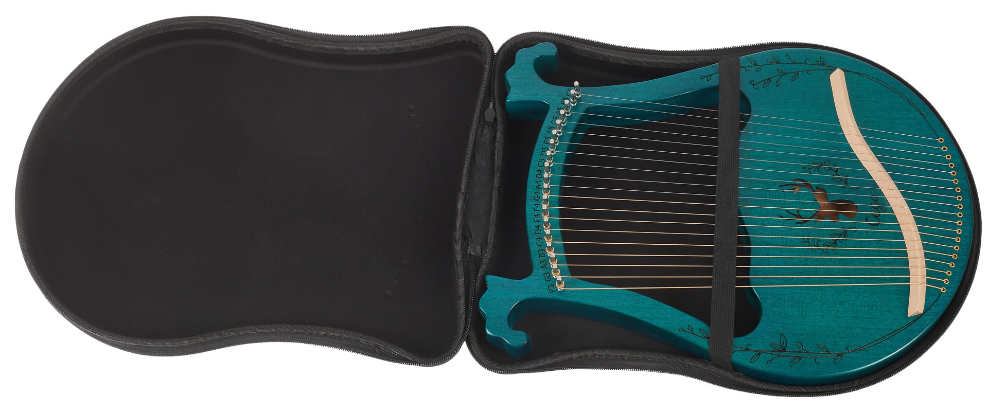 Cega Harp 19 Strings Blue – Obrázok 6