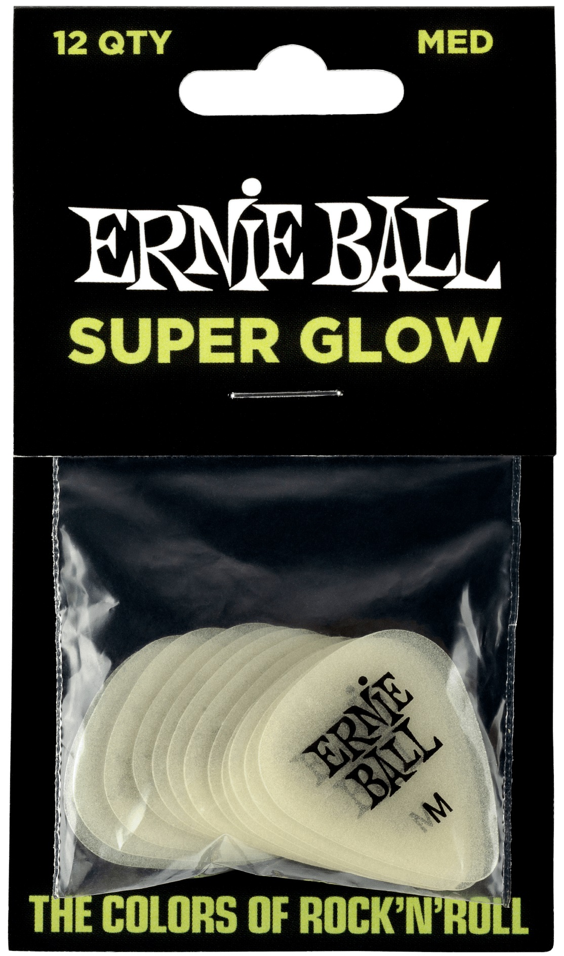 Ernie Ball 9225 Super Glow Picks Medium