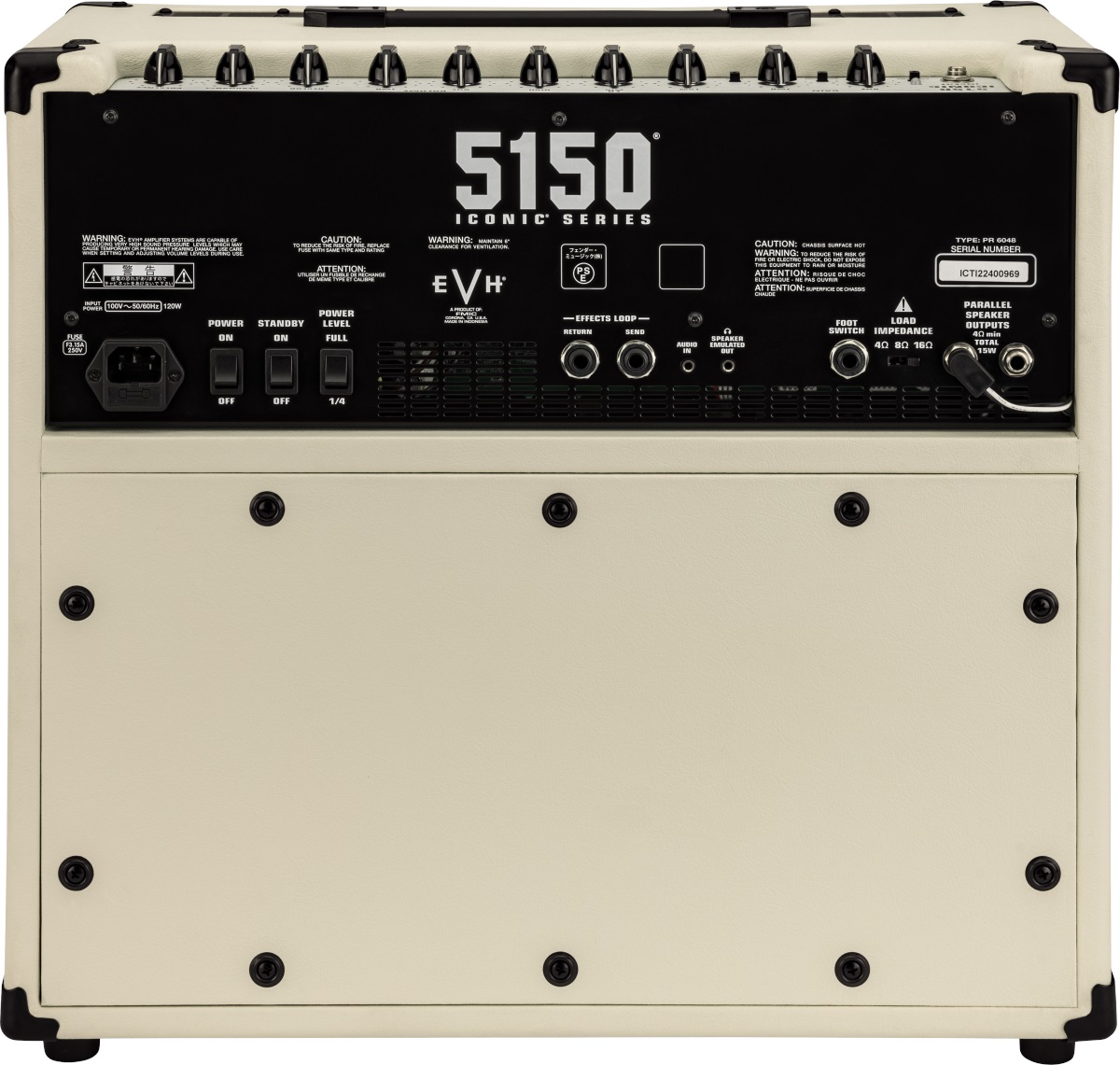 EVH 5150 Iconic 15W 1X10 Combo Ivory