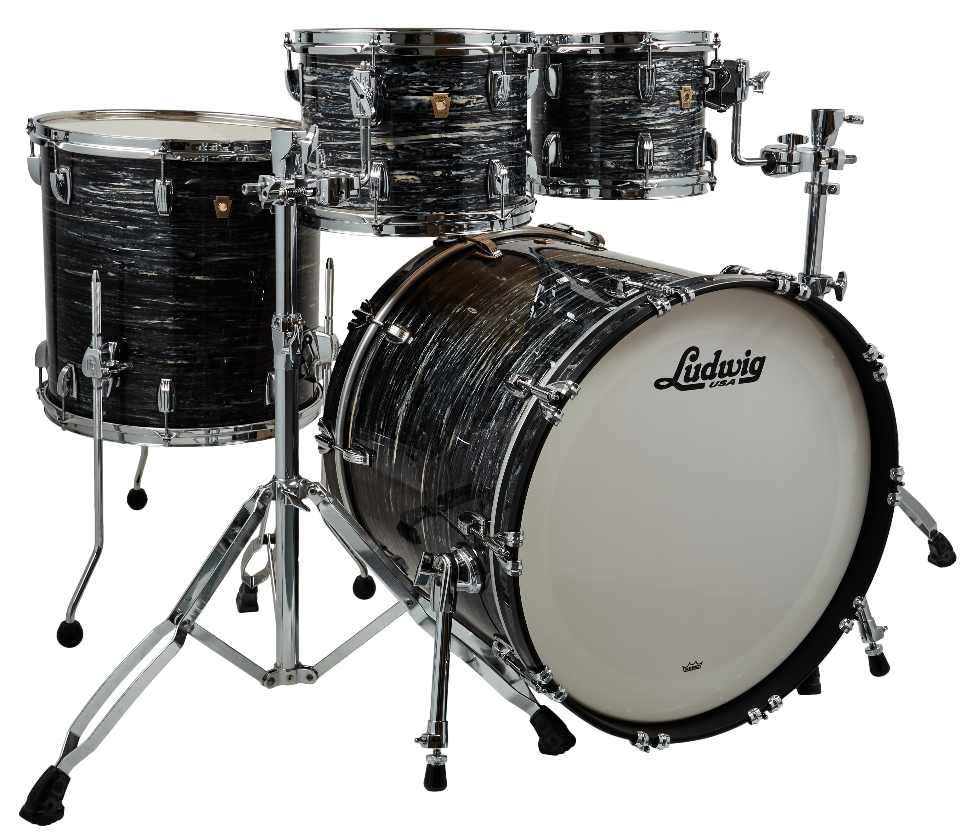Ludwig Classic Maple Mod Vintage Black Oyster