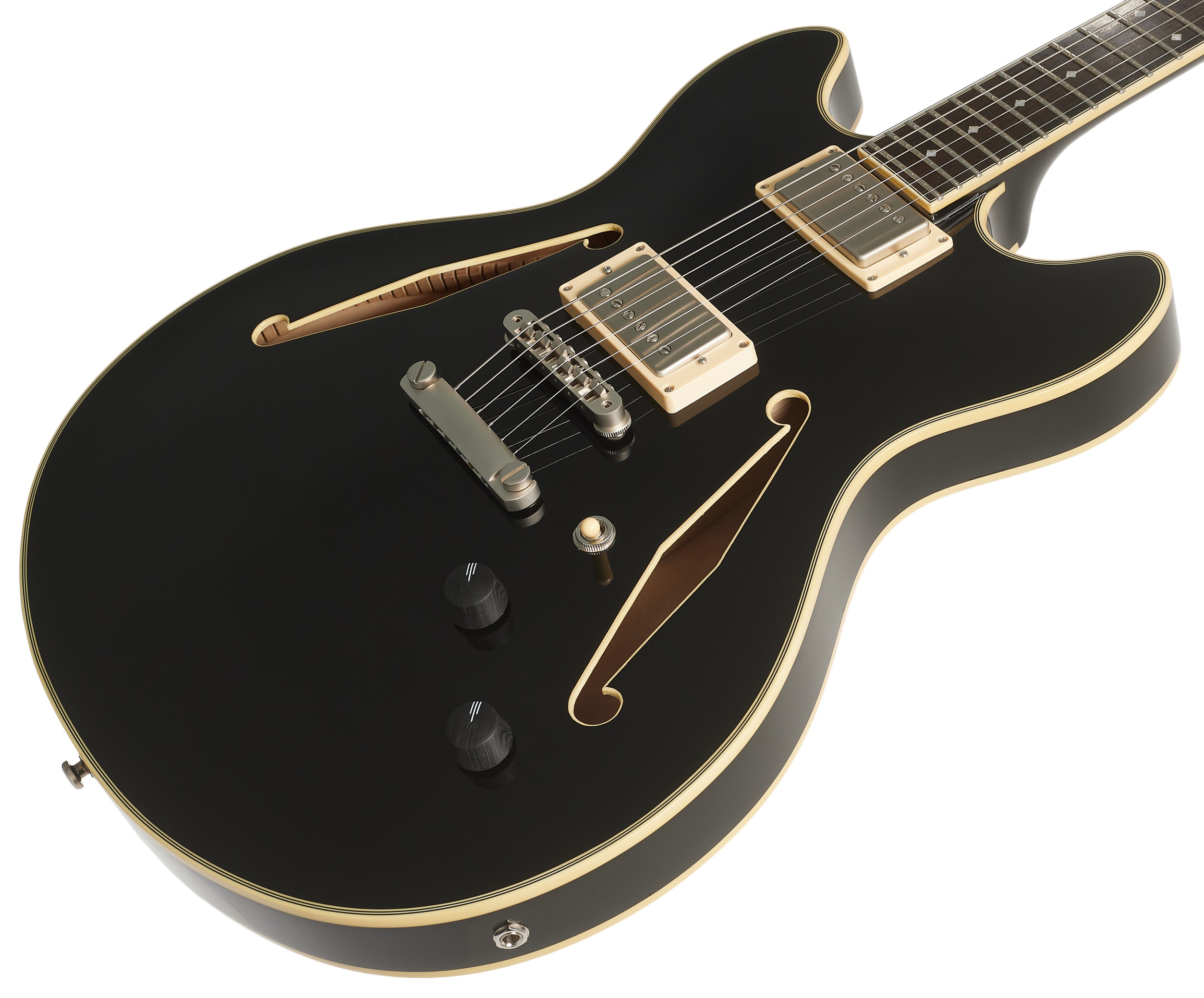 D'Angelico Excel DC Tour Collection Black
