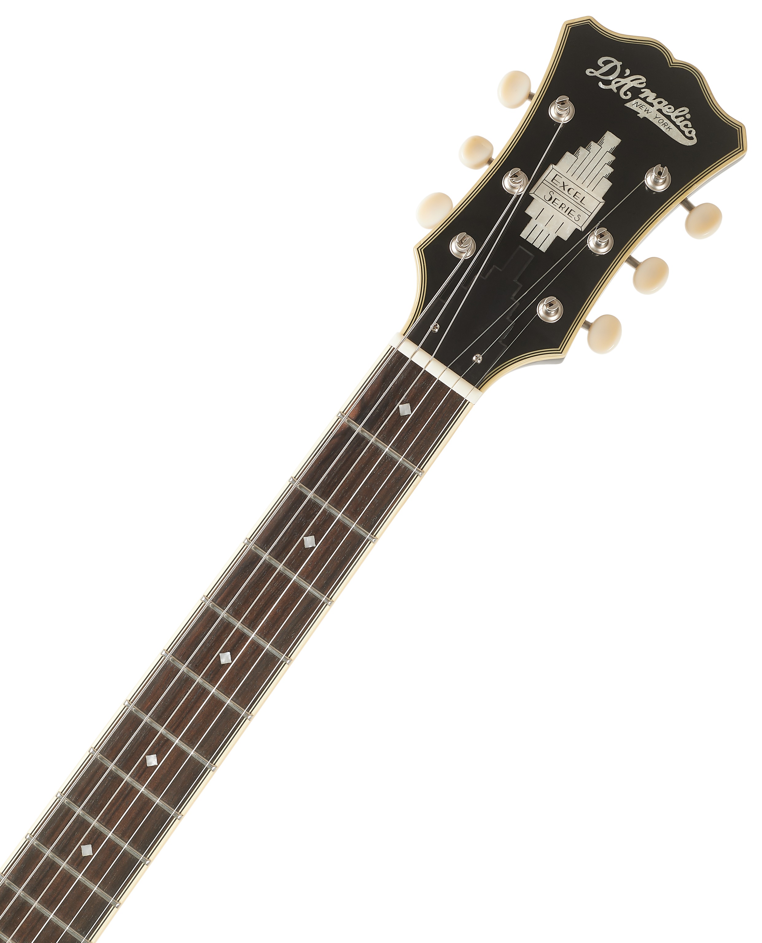 D'Angelico Excel DC Tour Collection Black