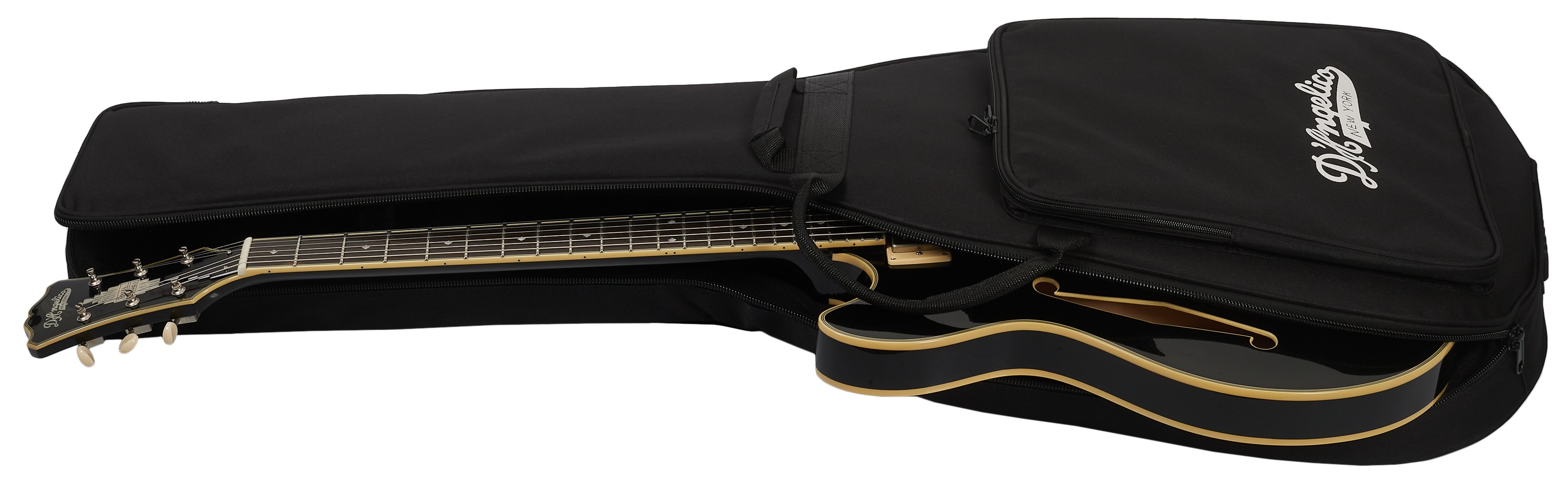 D'Angelico Excel DC Tour Collection Black