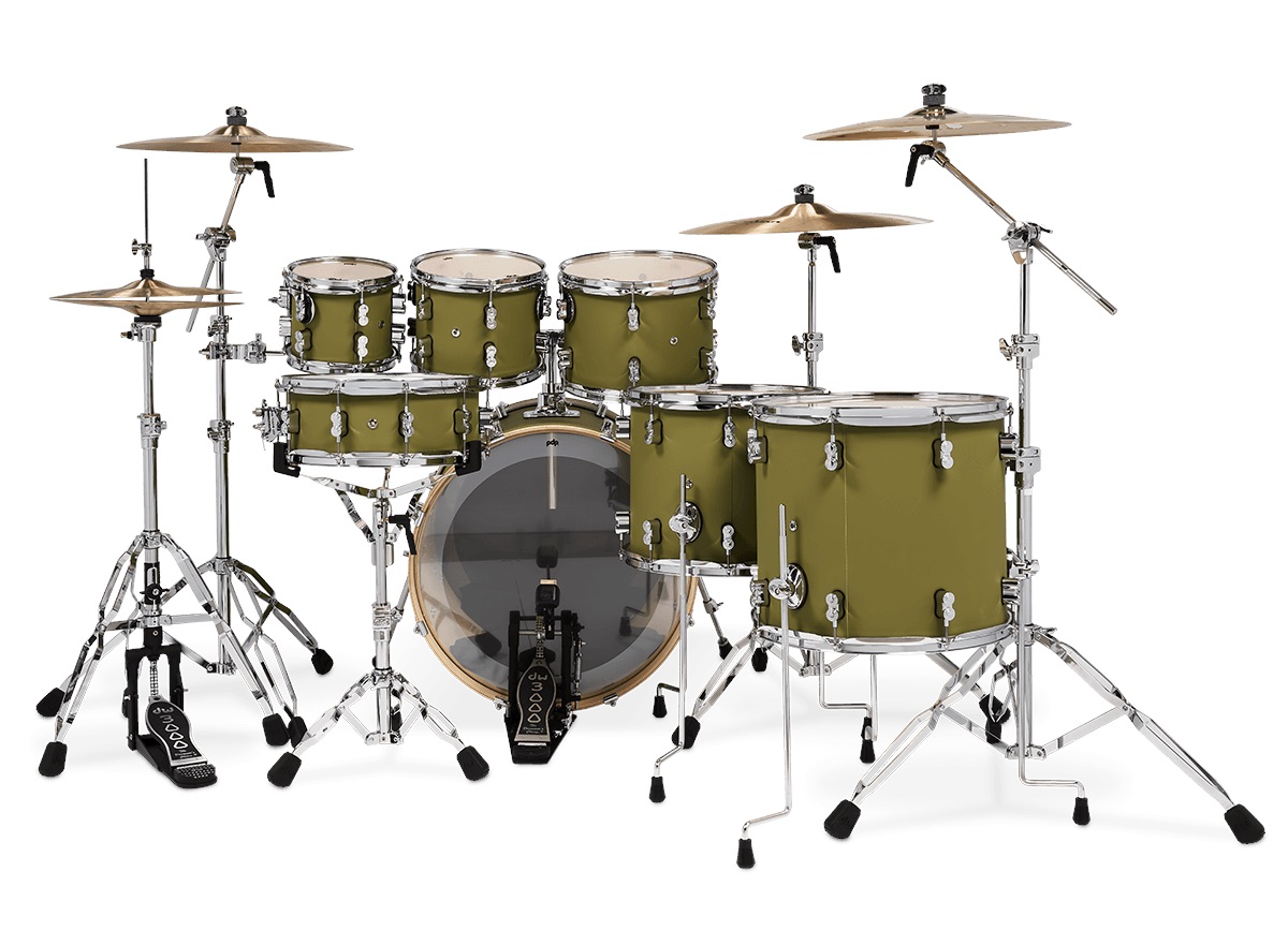 PDP Concept Maple 7 Piece Satin Olive FinishPly
