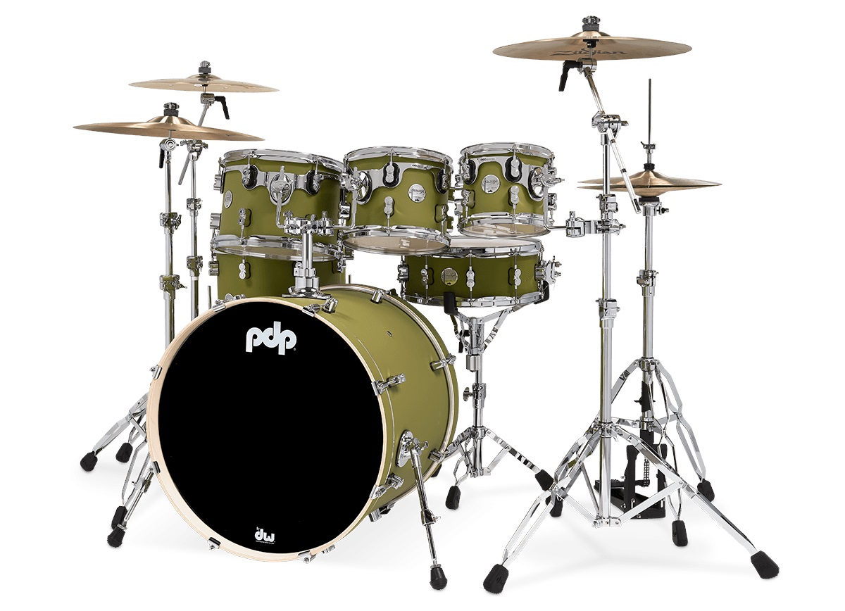 PDP Concept Maple 7 Piece Satin Olive FinishPly