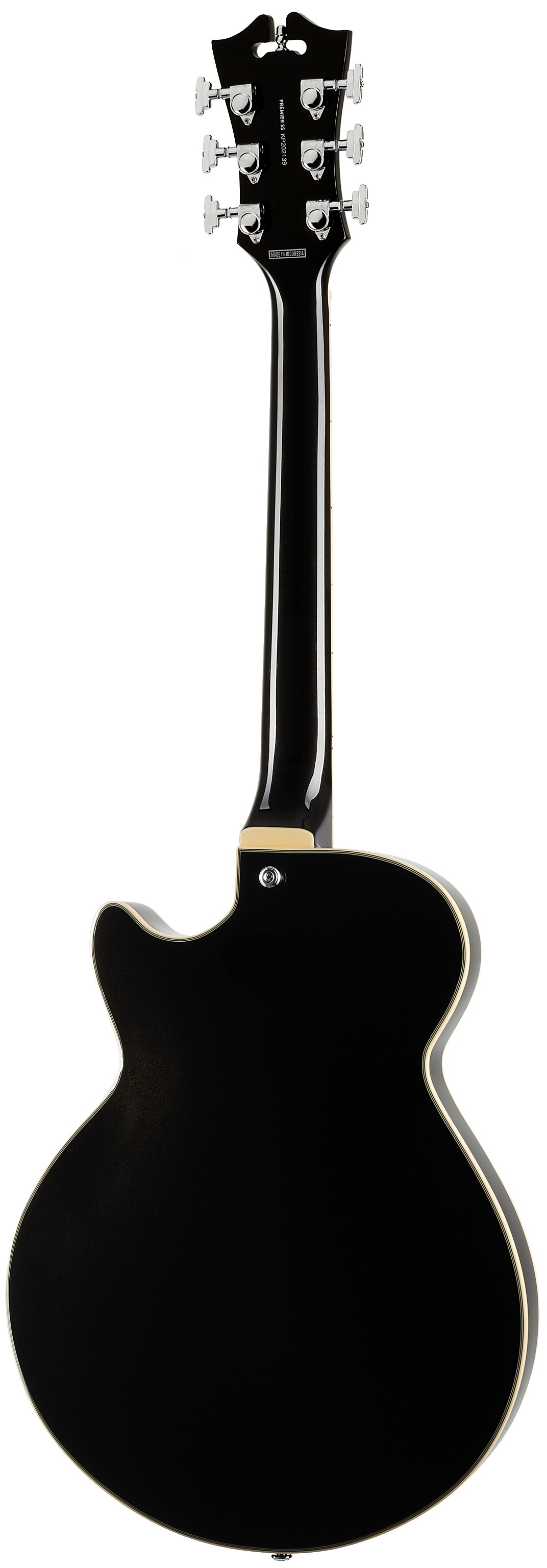 D'Angelico Single Cutaway Black Flake