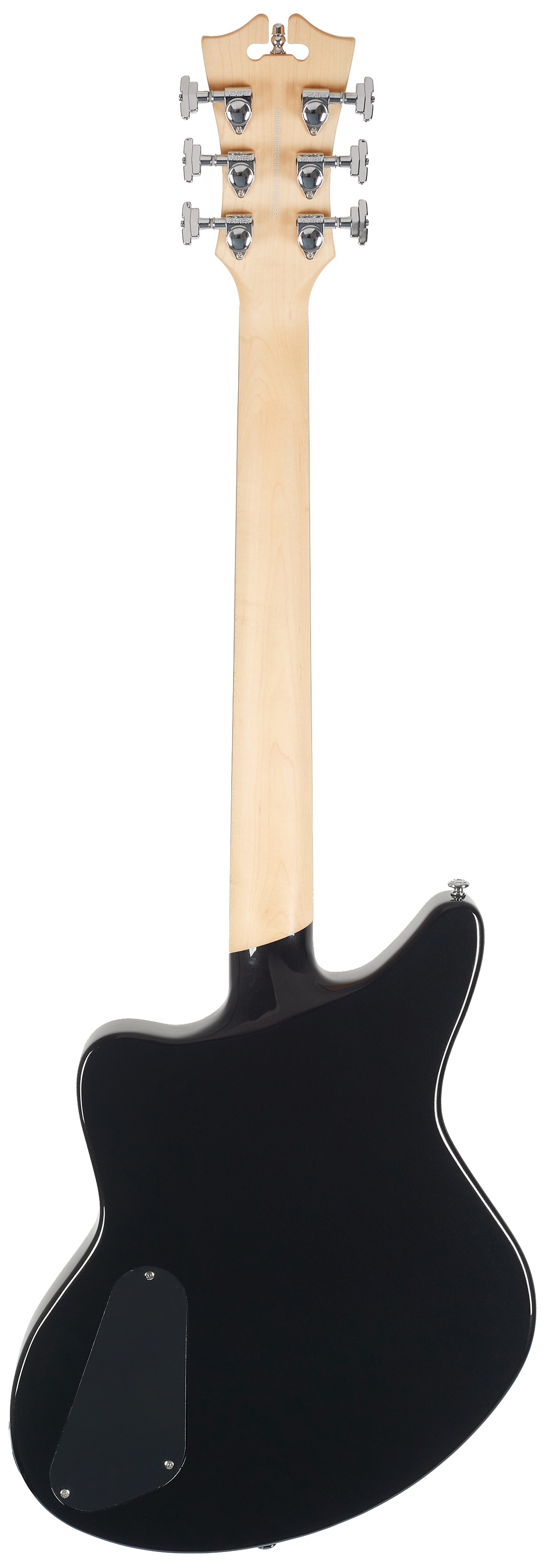 D'Angelico Offset Semi-Hollow Black Flake