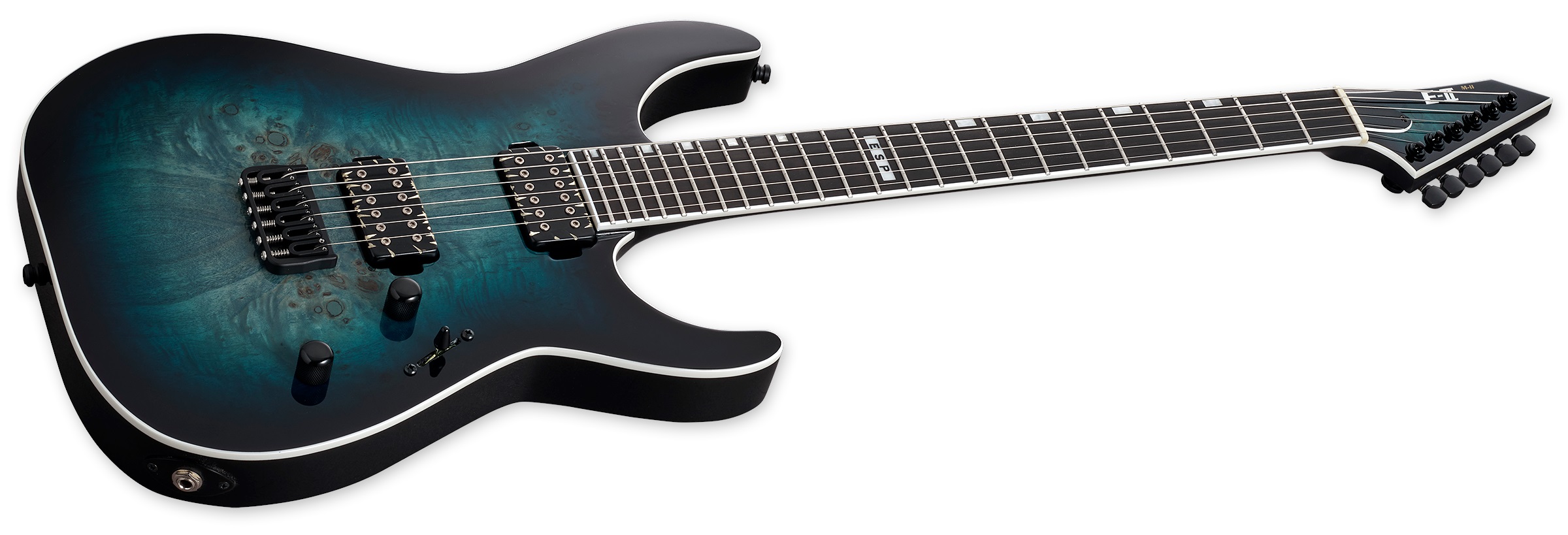 ESP E-II M-II NT BM HS Mercury Blue Burst