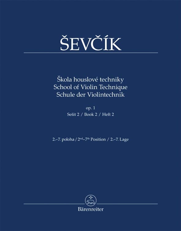 KN Otakar Ševčík - Škola houslové techniky op. 1 sešit 2, 2.-7. poloha
