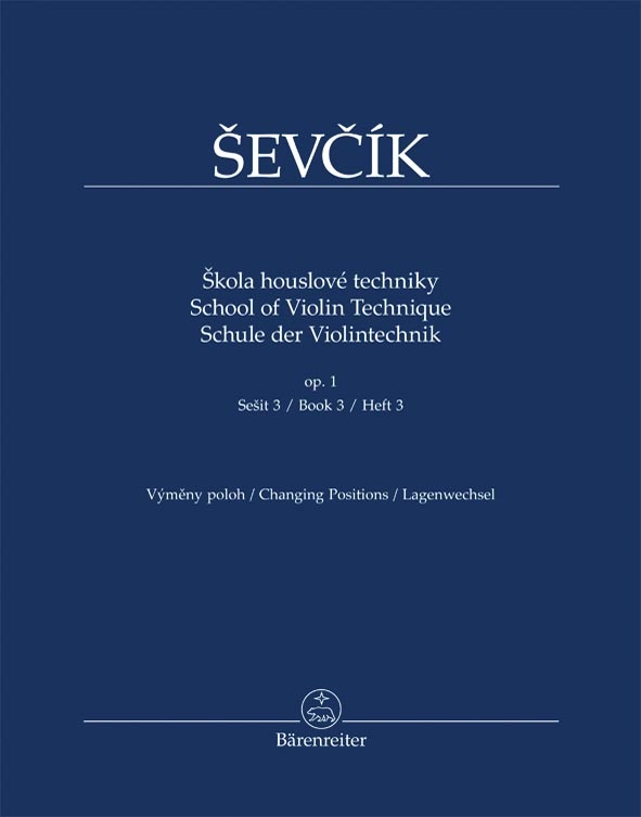 E-shop KN Otakar Ševčík - Škola houslové techniky op. 1, sešit 3, výměny polo