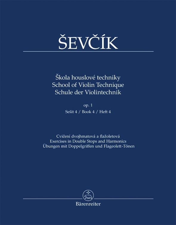 E-shop KN Otakar Ševčík - Škola houslové techniky op. 1, sešit 4, Cvičení dvo