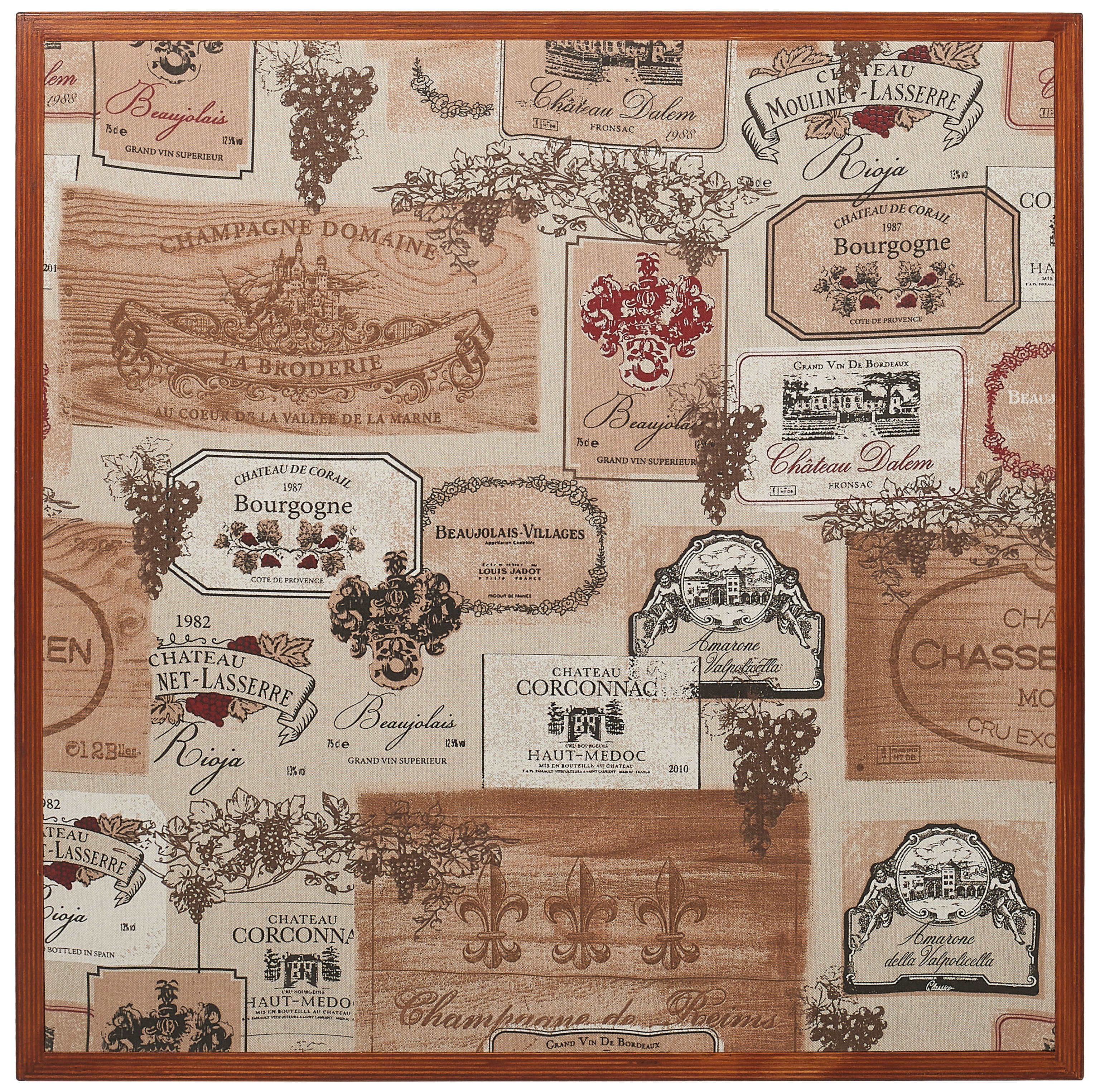 E-shop Razzor Acoustics Acoustic frame - Wine labels in a honey frame 600x600