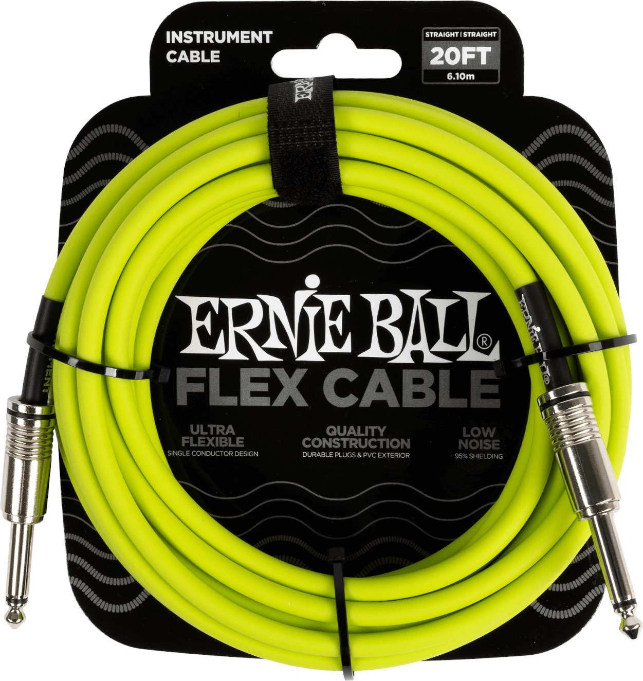 E-shop Ernie Ball Flex Instrument Cable 20' Green