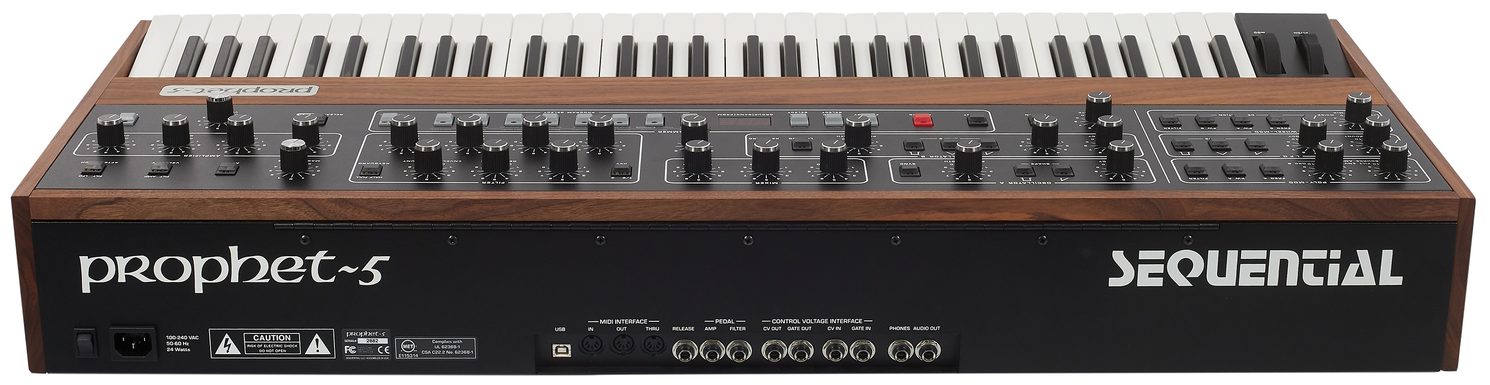 Sequential PROPHET 5 keyboard