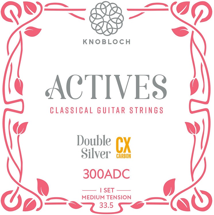 E-shop Knobloch ACTIVES Double Silver CX Carbon Medium Tension 33.5