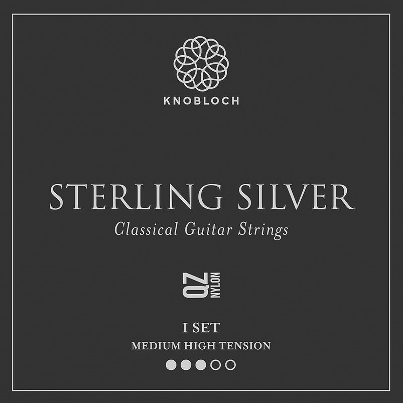 Knobloch STERLING SILVER QZ Nylon Medium-High Tension 34.0