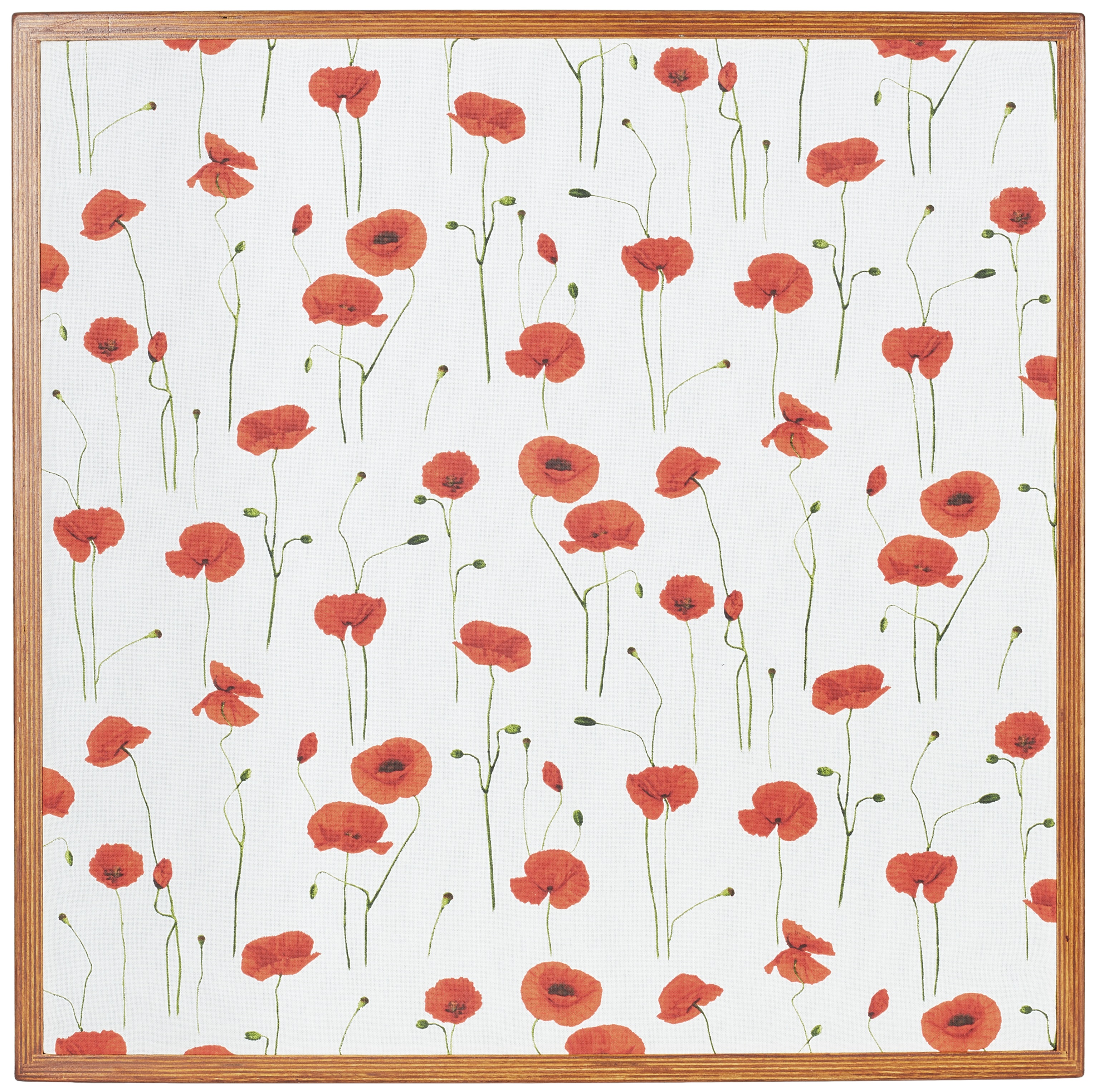 E-shop Razzor Acoustics Acoustic frame - Poppies in a honey frame 600x600