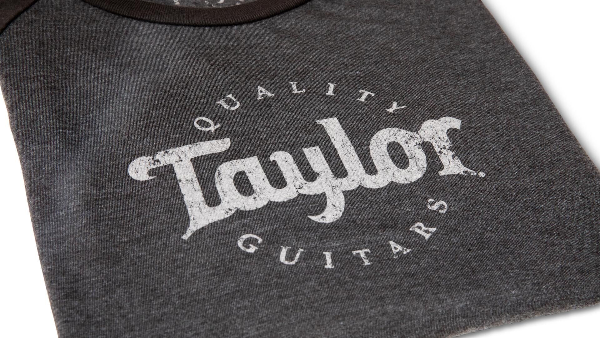 Taylor Ladies Baseball T Grey Blk Forrest/Grey Frost M