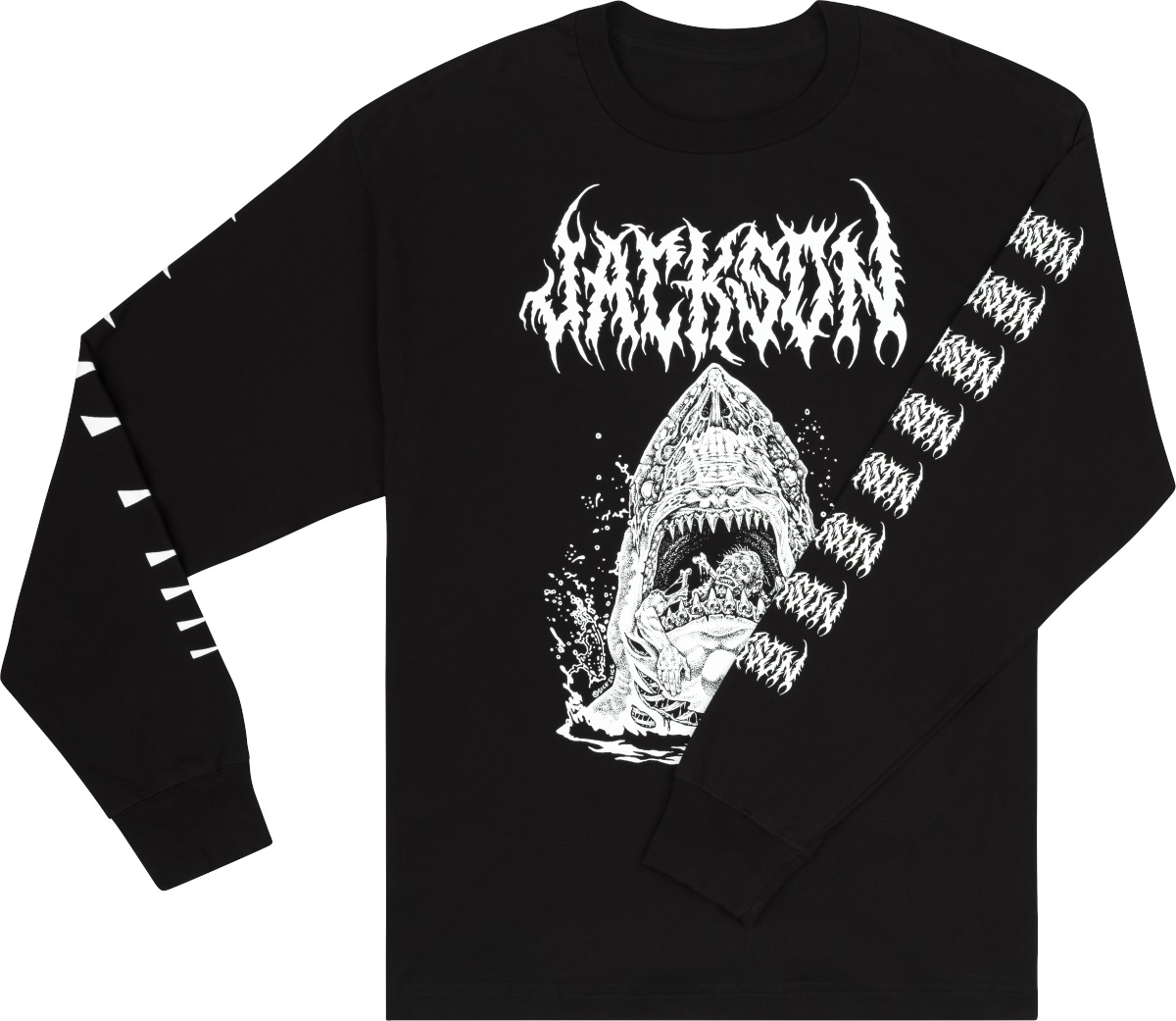 Jackson Sharkrot L/S T-Shirt Black M