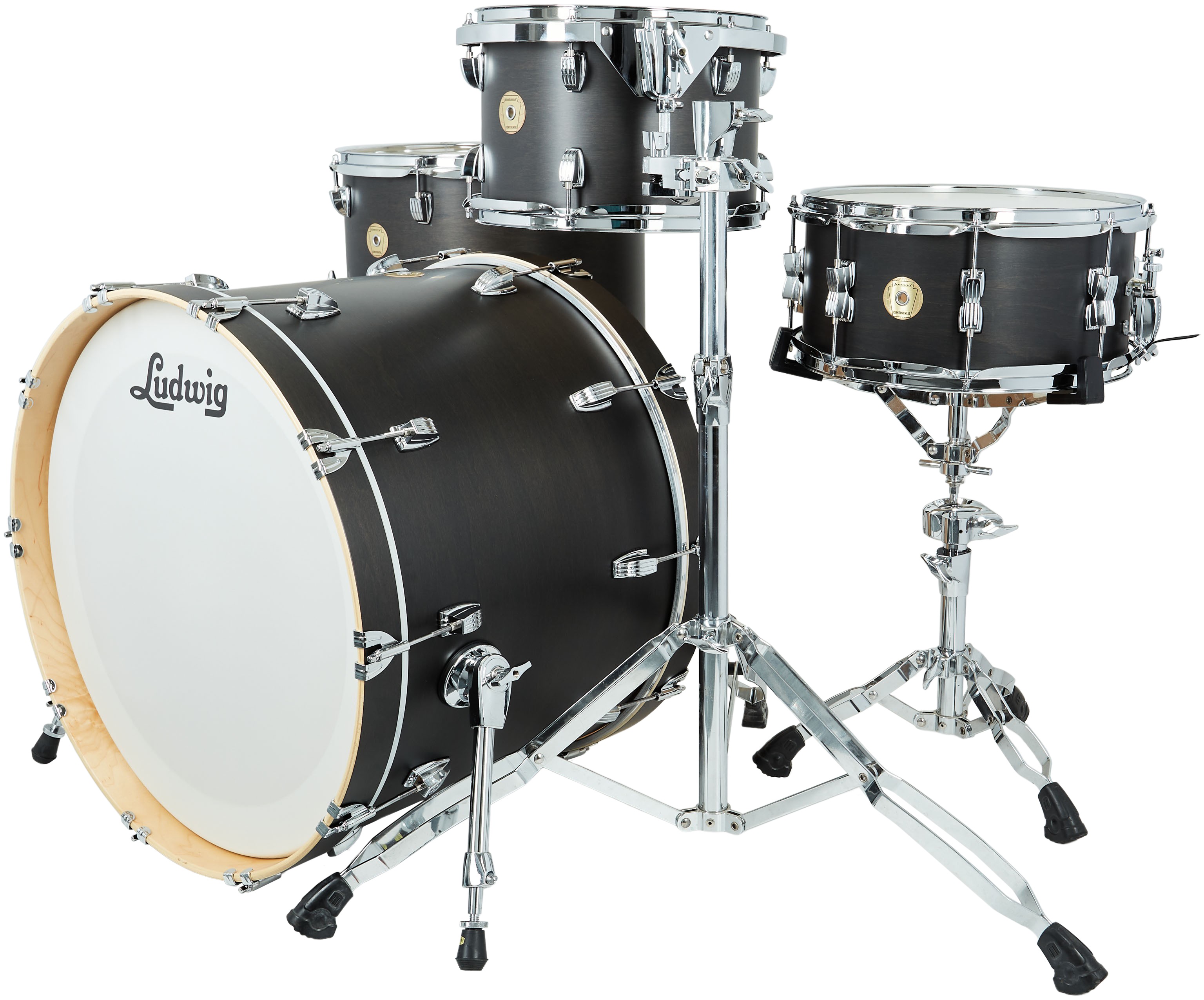 Ludwig Continental Black Satin