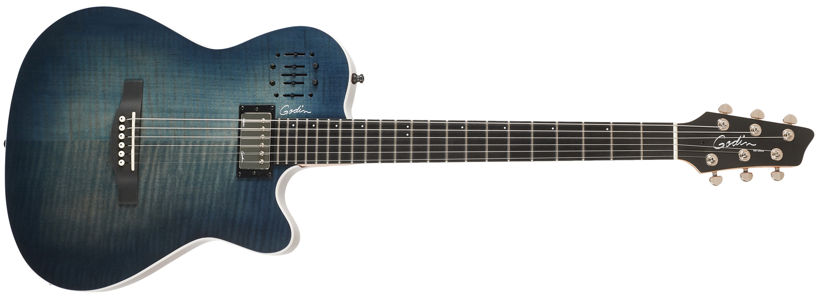 Godin A 6 ULTRA Denim Blue Flame