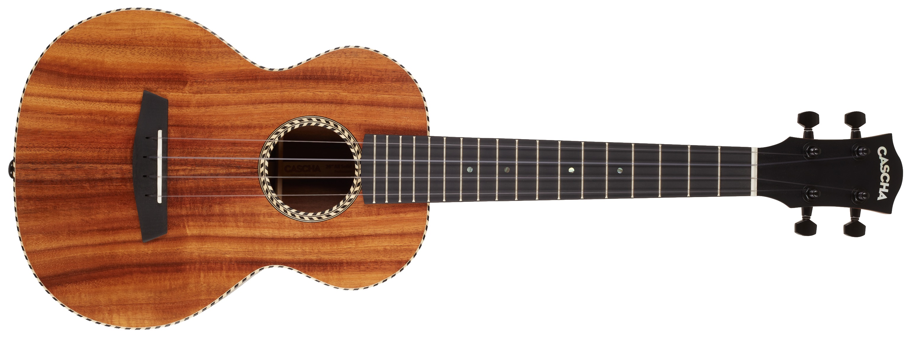 Cascha HH 2311 Tenor Acacia Ukulele Bundle