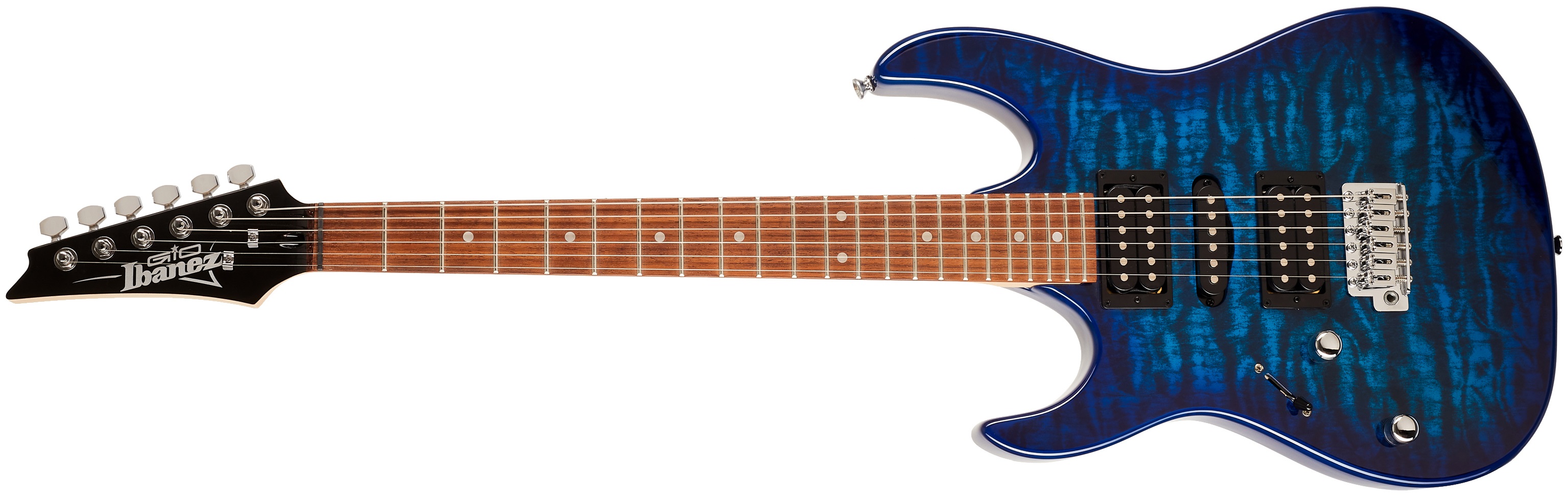 E-shop Ibanez GRX70QAL Transparent Blue Burst