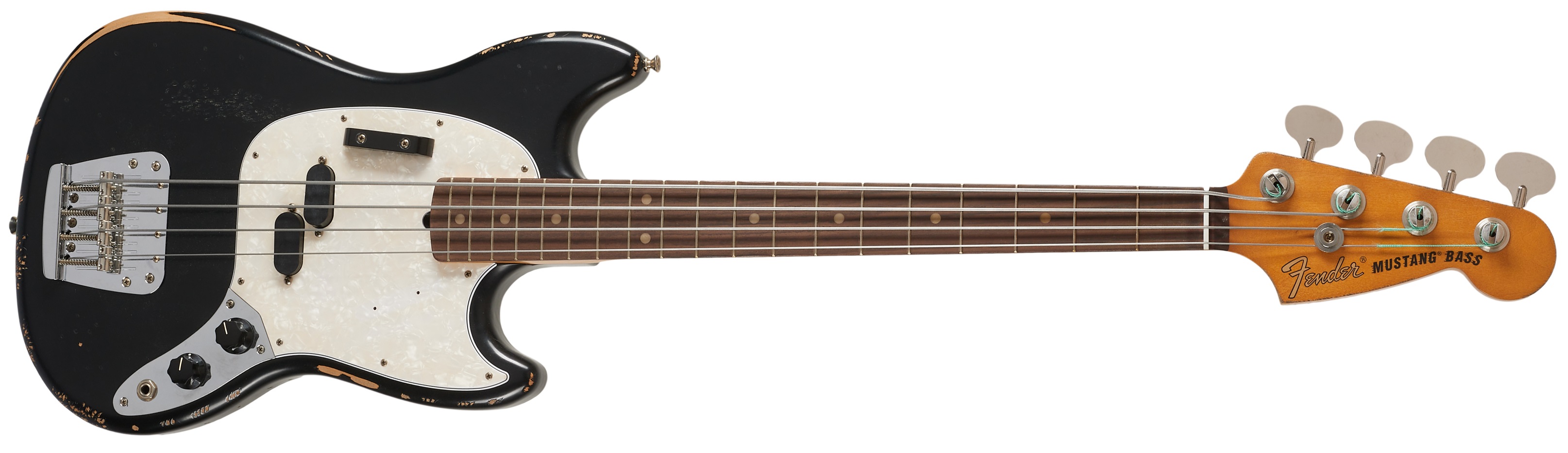 Fender JMJ Road Worn Mustang RW Bass BK