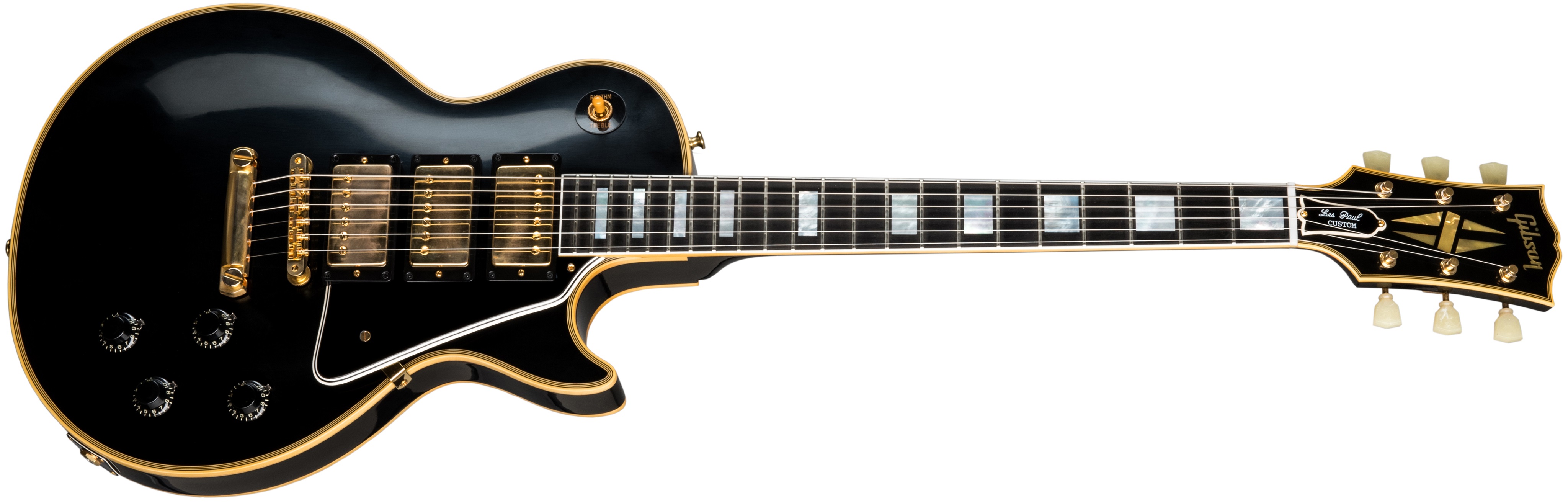 Gibson Custom 1957 Les Paul Custom Reissue 3-Pickup VOS Ebony