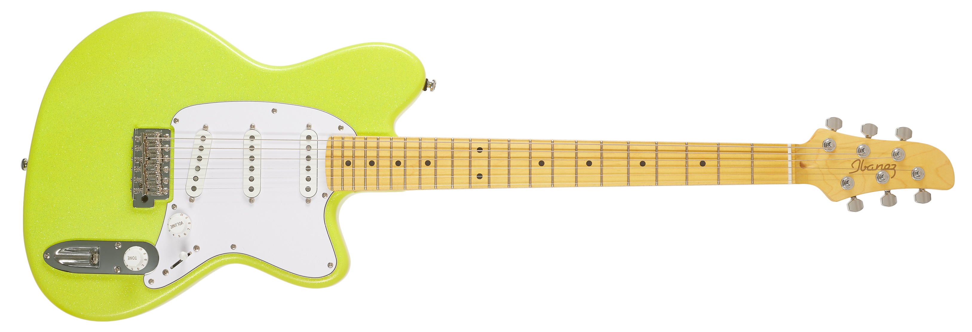 Ibanez YY10 Slime Green Sparkle
