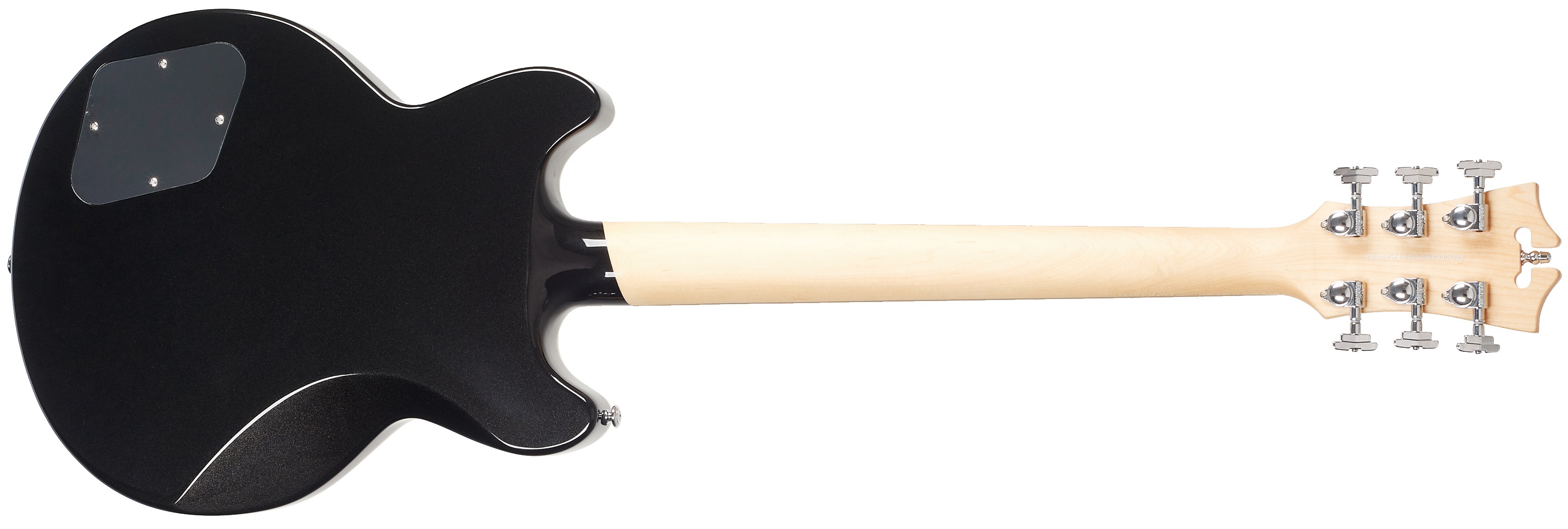 D'Angelico Double Cutaway Solid Body Black Flake
