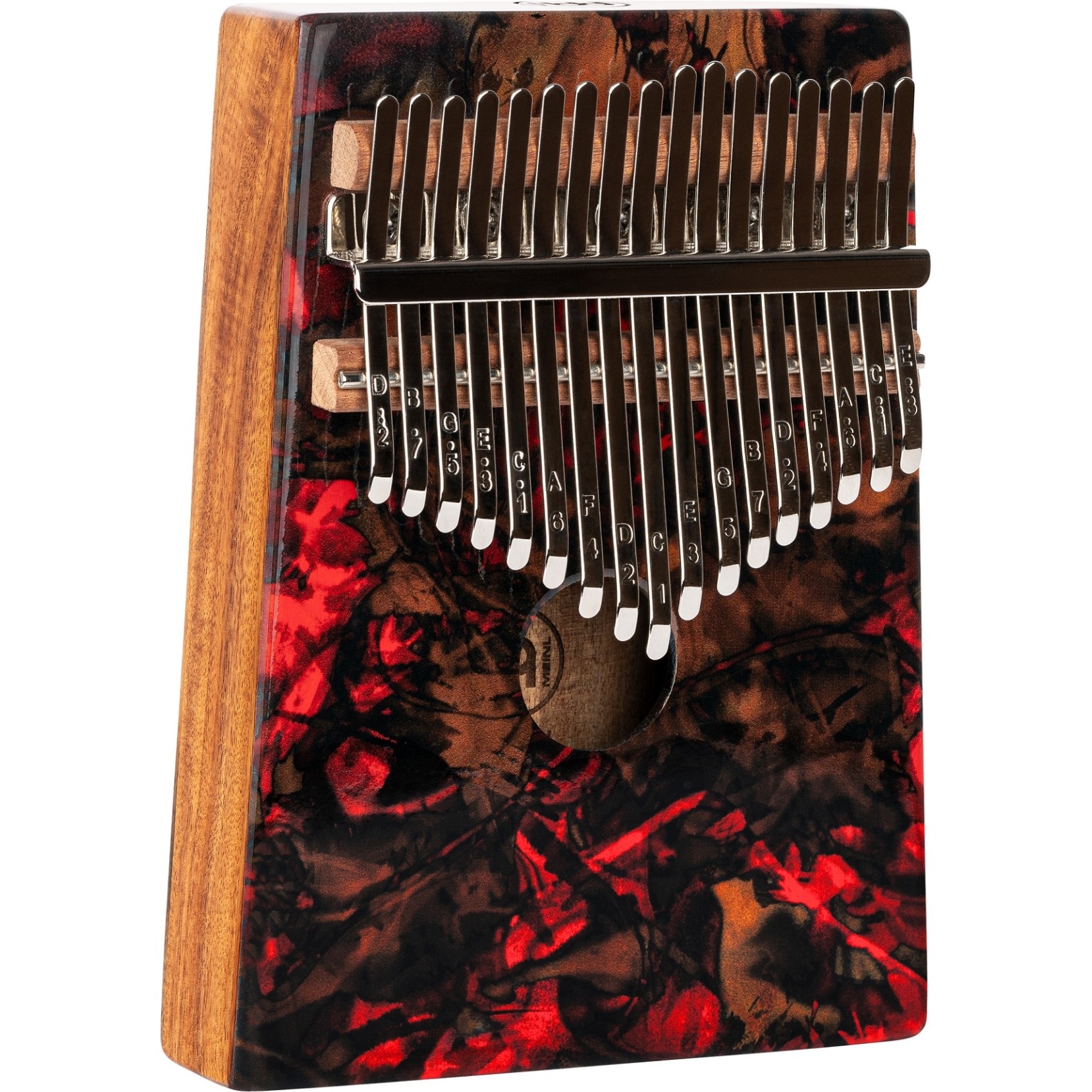 Meinl KA17LV Sound Hole Designer Kalmiba Lava