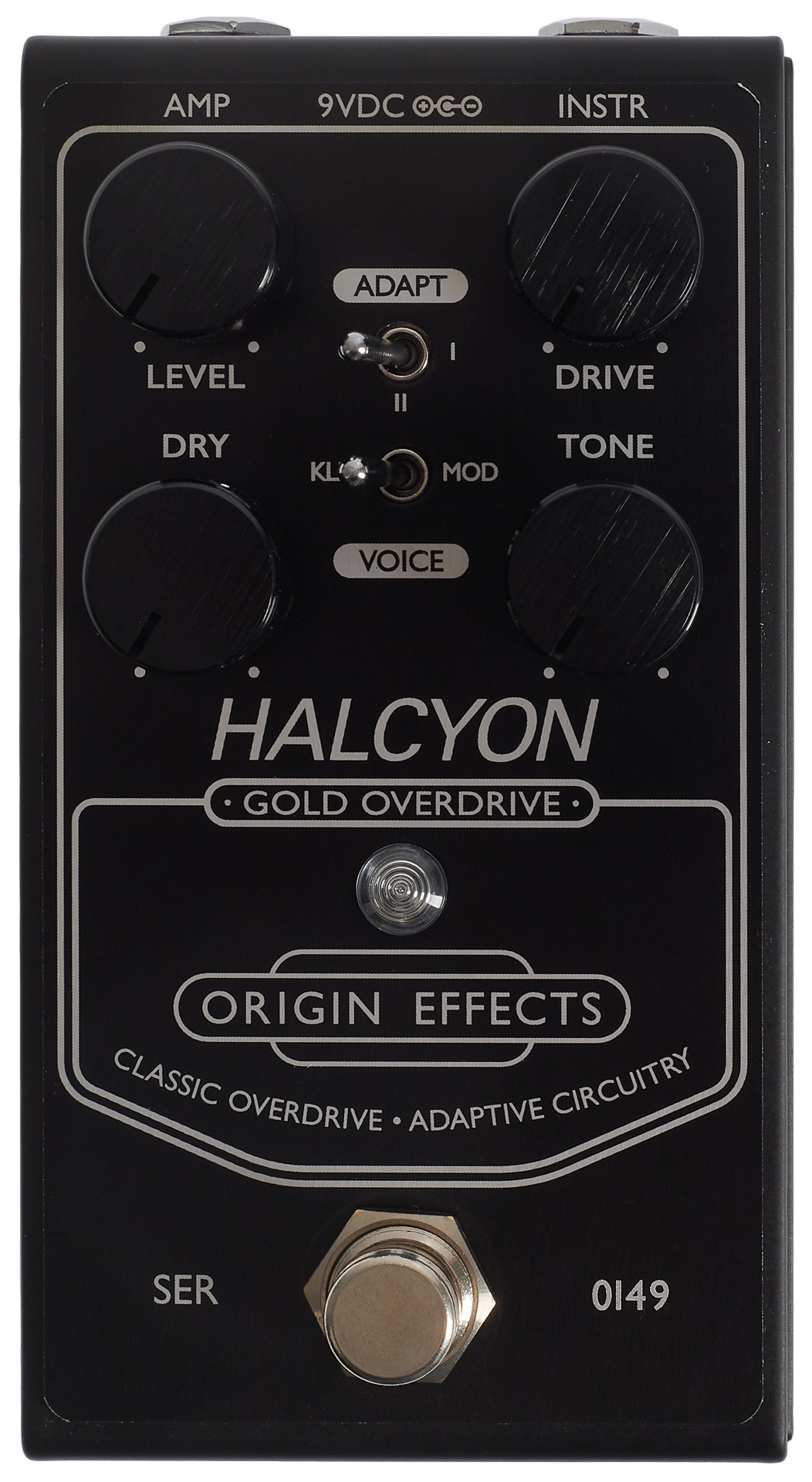 Origin Effects Halcyon Gold Overdrive Black Edition