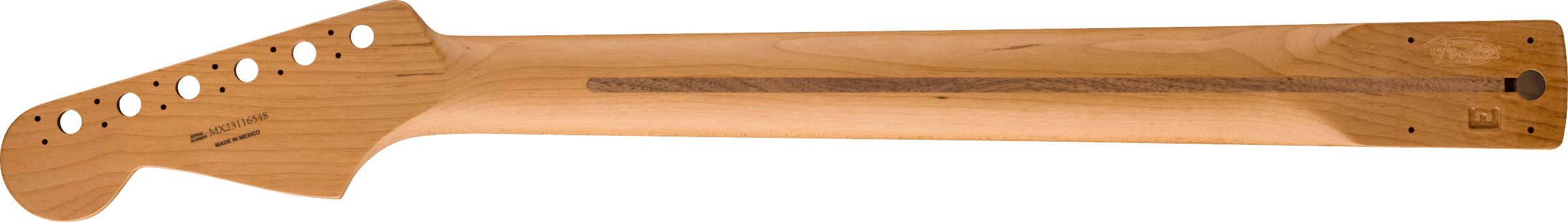 Fender Satin Roasted Maple Stratocaster Neck, Rosewood, Flat Oval Shap