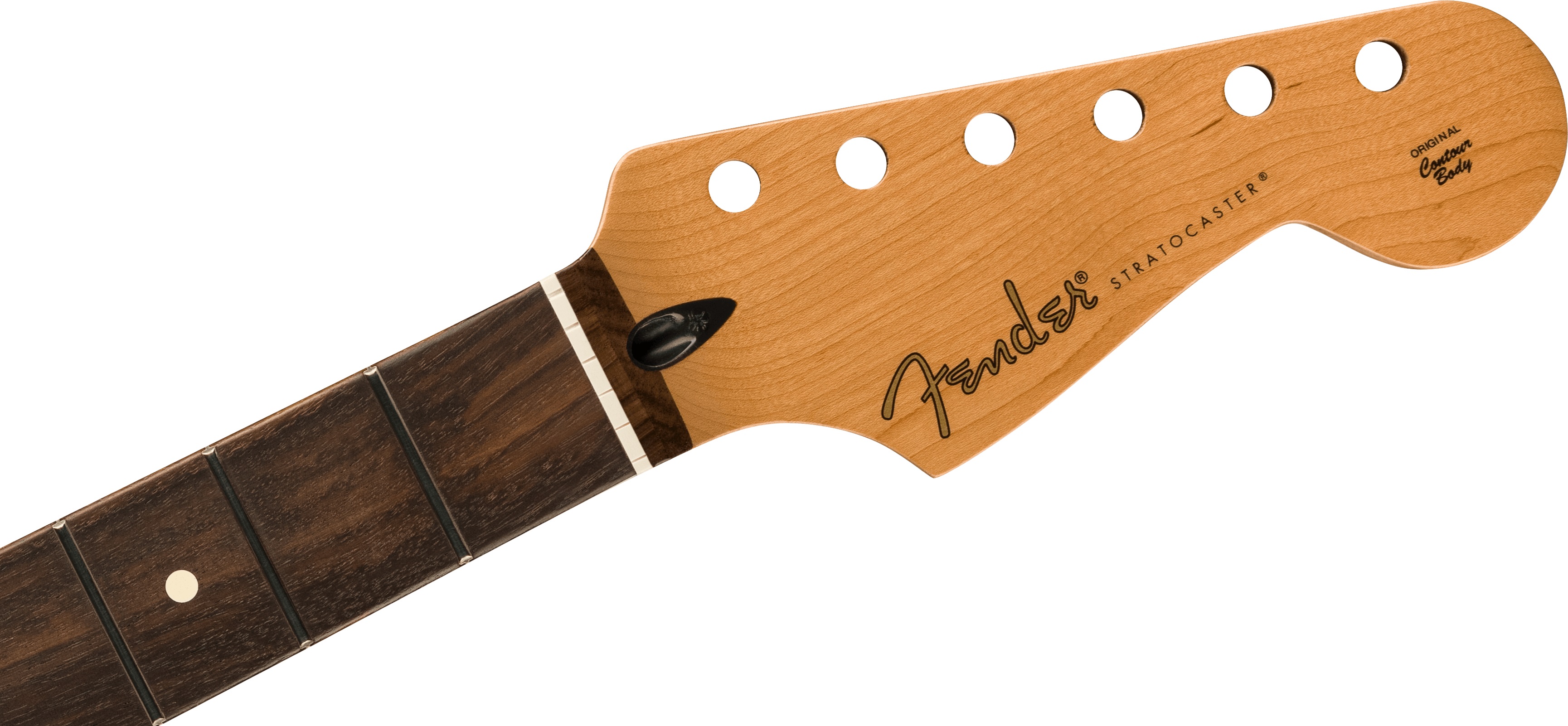Fender Satin Roasted Maple Stratocaster Neck, Rosewood, Flat Oval Shap