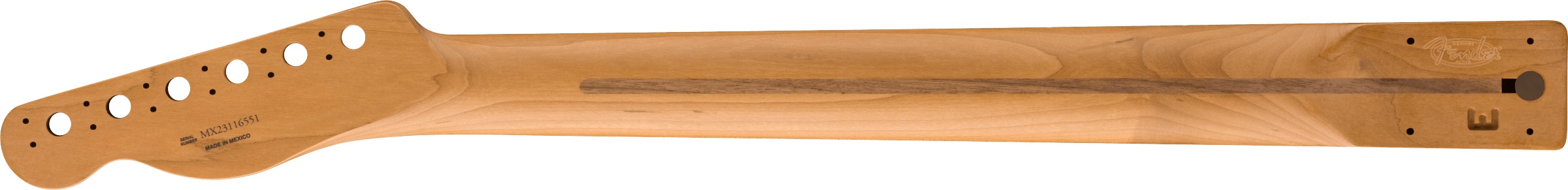 Fender Satin Roasted Maple Telecaster Neck, Rosewood, Flat Oval Shape