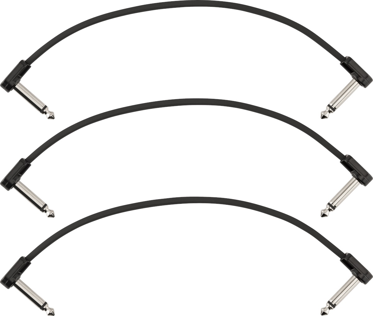 Fender Blockchain 4" Patch Cable, 3-Pack