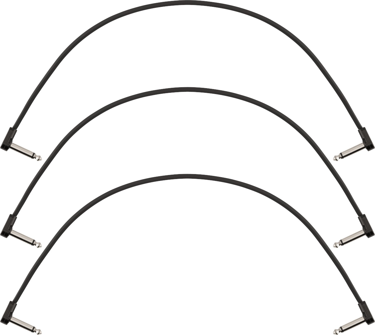 Fender Blockchain 16" Patch Cable, 3-pack