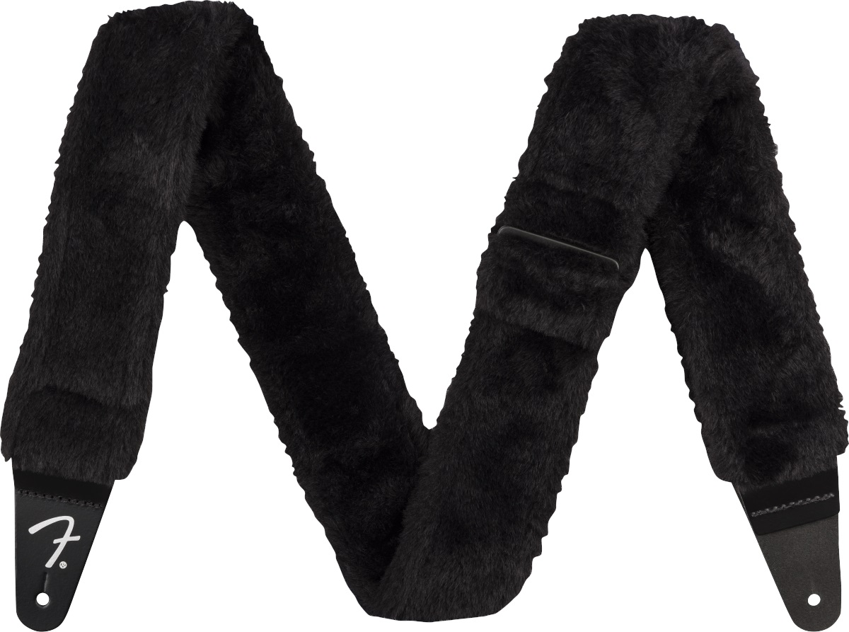 E-shop Fender Poodle Plush Strap Black